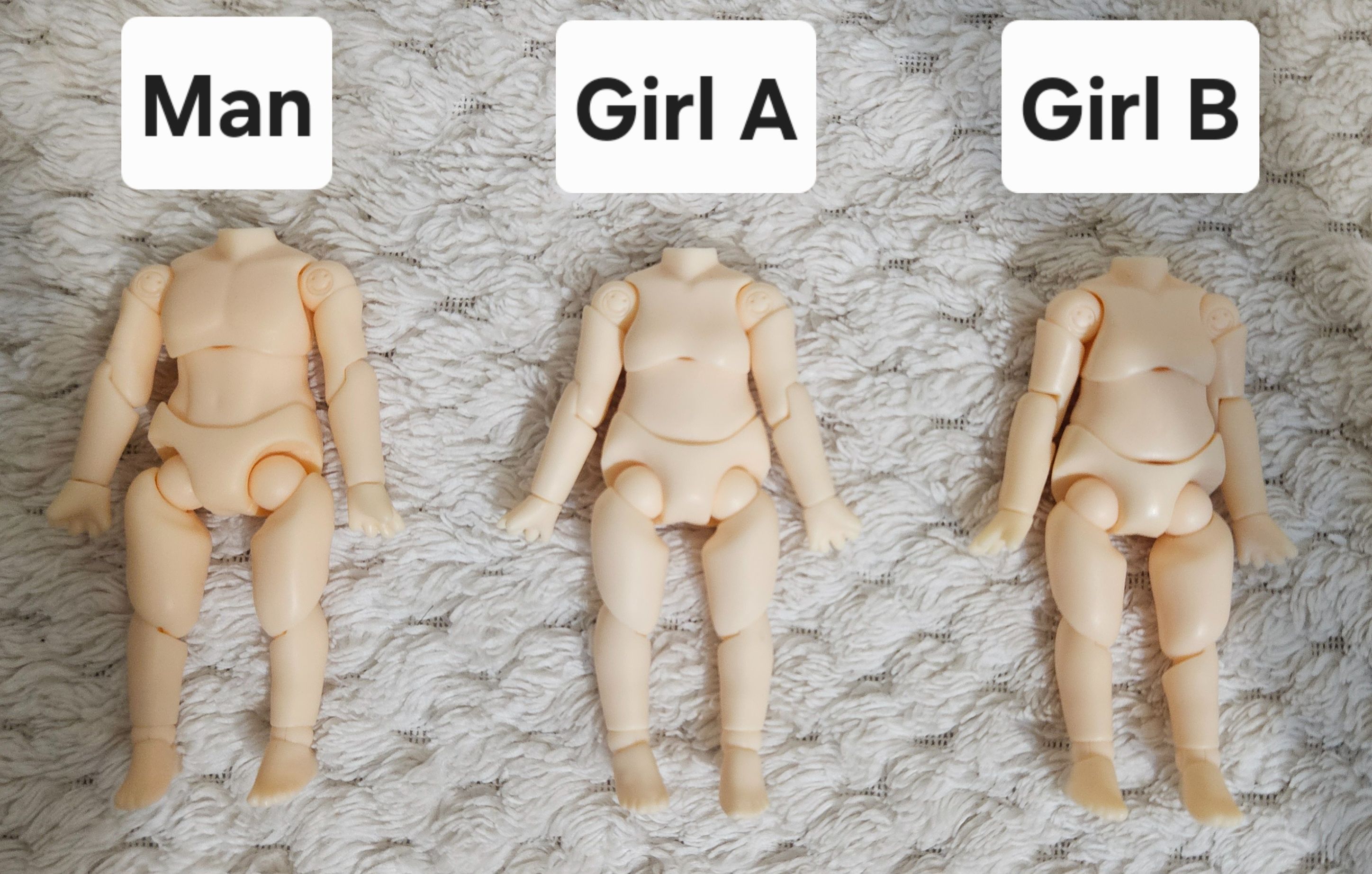 GSC二手素體、手部