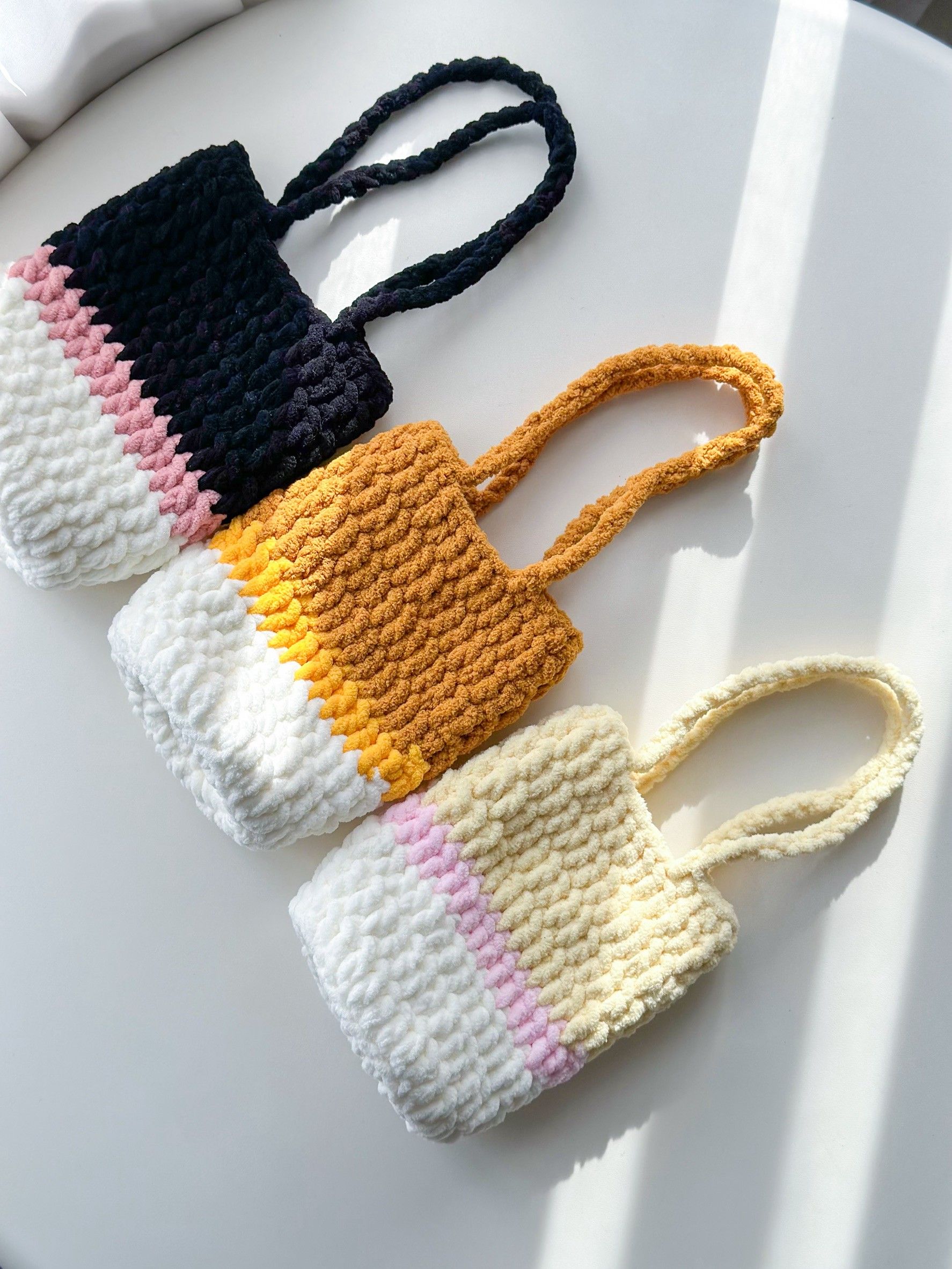 雲朵奶油蛋糕 大象杯提袋 飲料提袋 手作杯套 手工編織 編織飲料提袋 環保提袋 飲料杯套 毛線提袋
