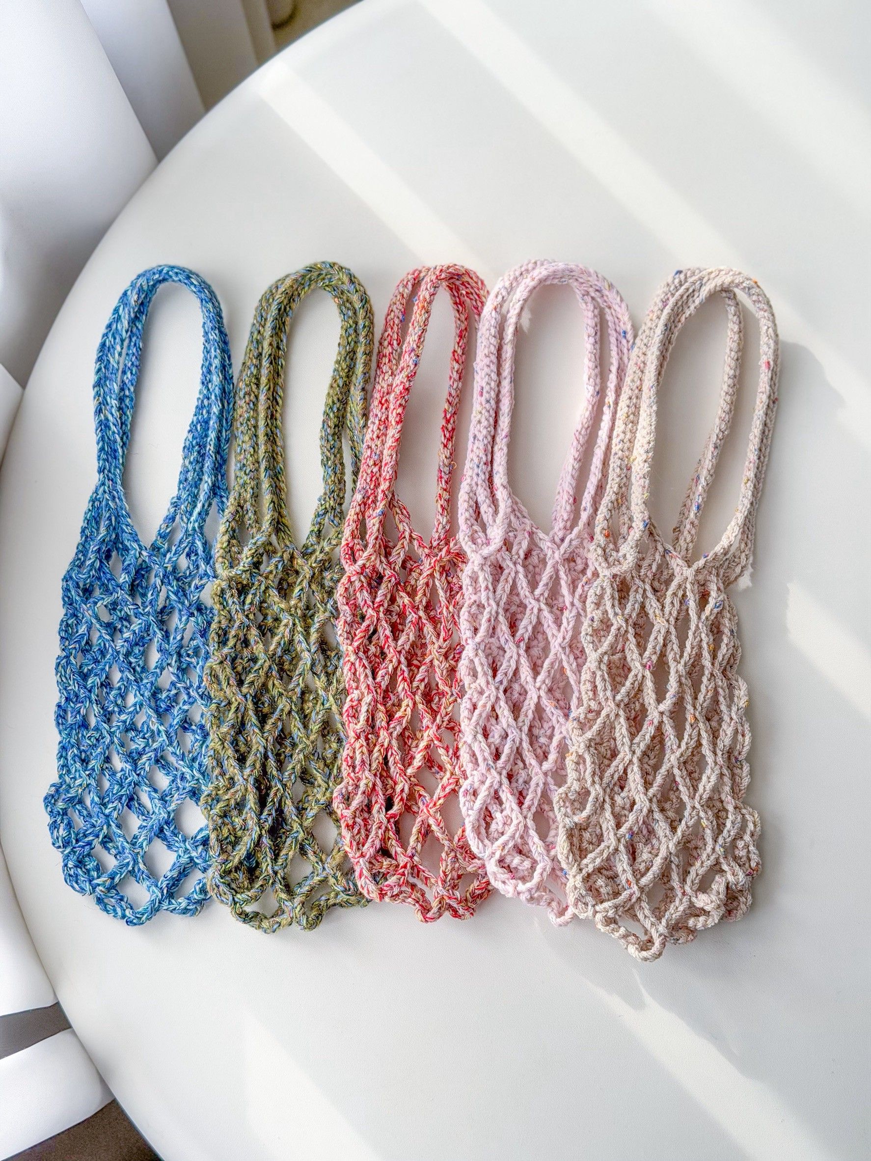 柔霧 編織飲料提袋 飲料提袋 手工編織 環保提袋 飲料杯套 毛線提袋 冰霸杯提袋