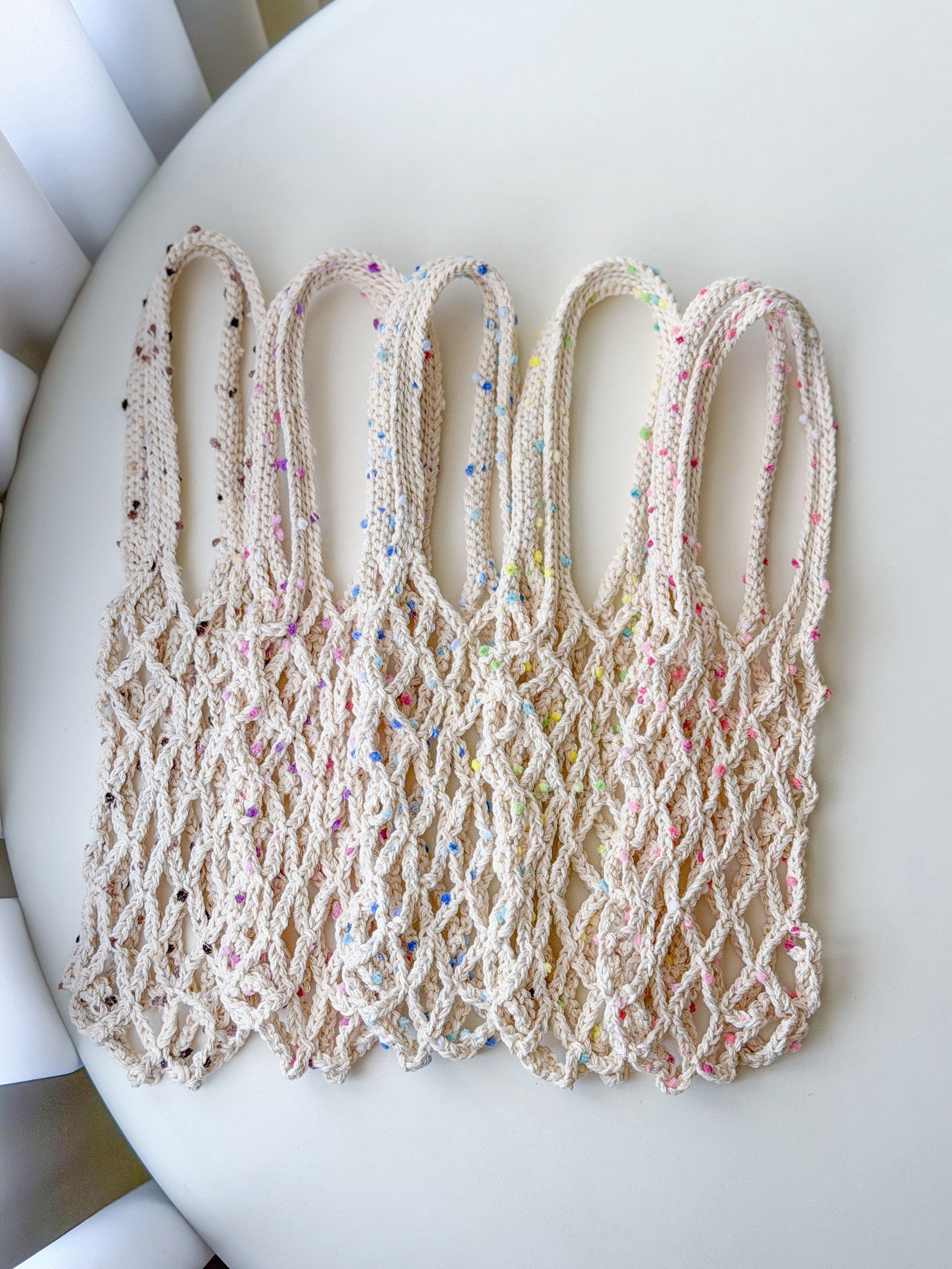 繽紛球球 編織飲料提袋 飲料提袋 手工編織 環保提袋 飲料杯套 毛線提袋 冰霸杯提袋