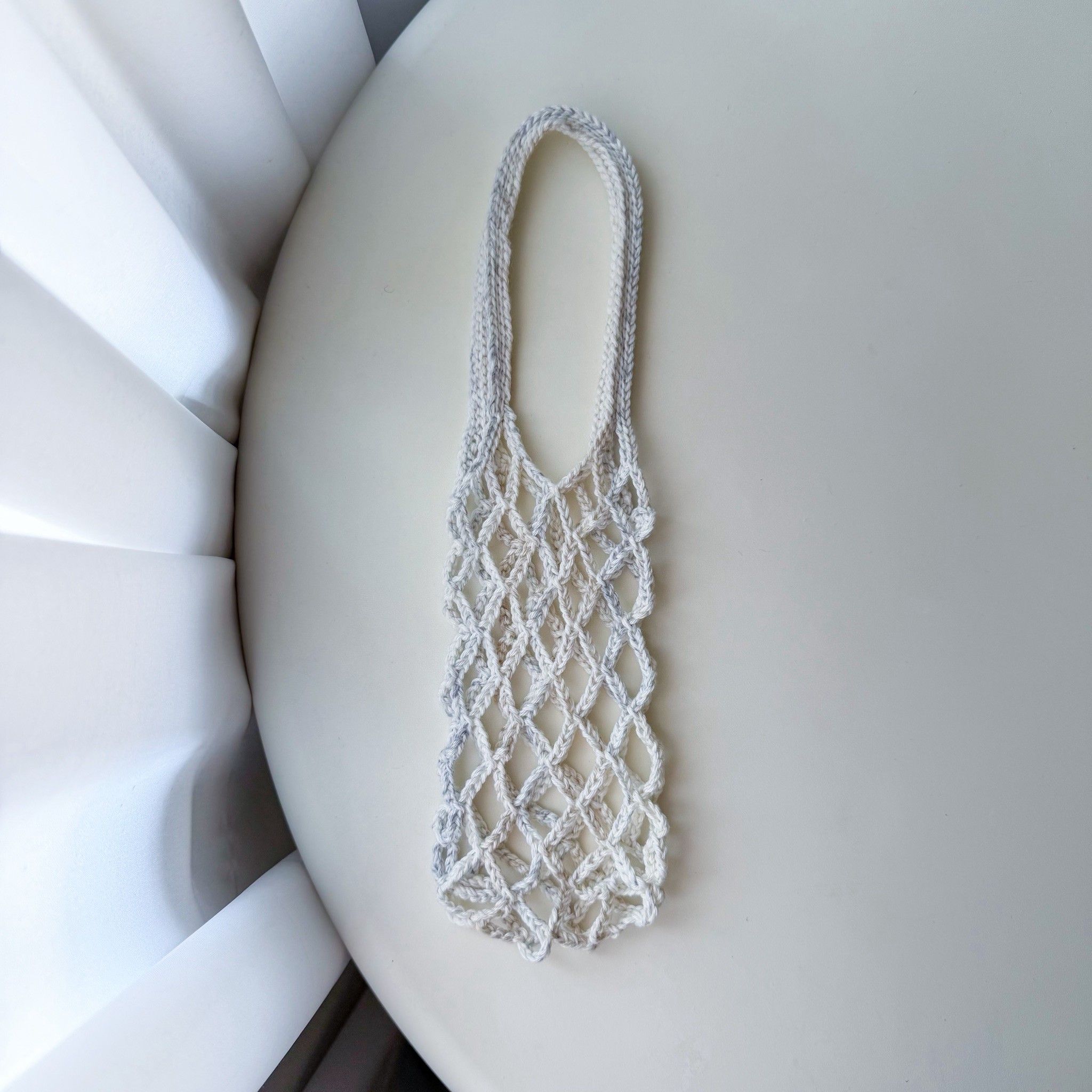 大理石 編織飲料提袋 飲料提袋 手工編織 環保提袋 飲料杯套 毛線提袋 冰霸杯提袋