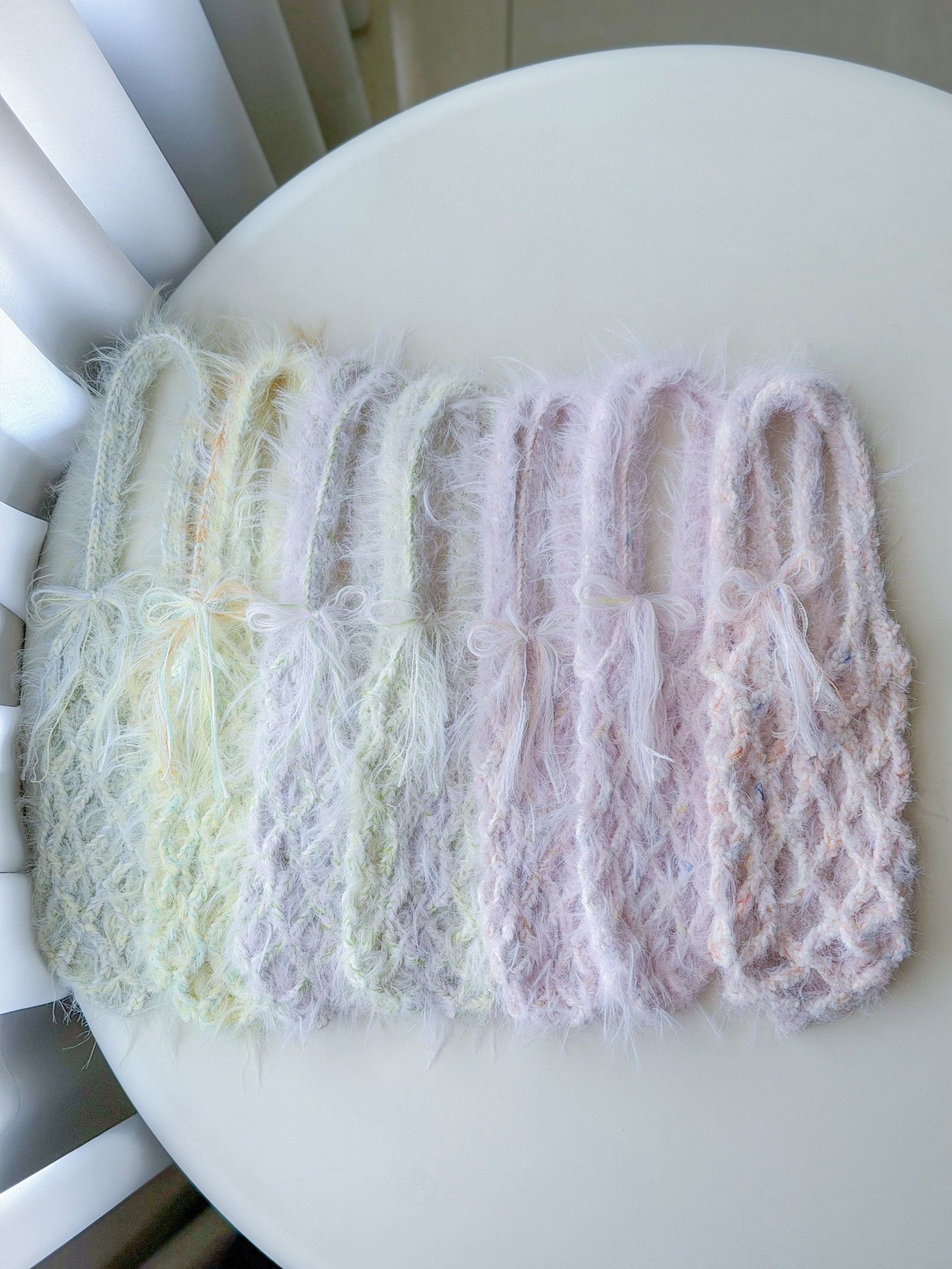 嘉年華 飲料提袋 手工編織 編織飲料提袋 環保提袋 飲料杯套 毛線提袋 冰霸杯提袋