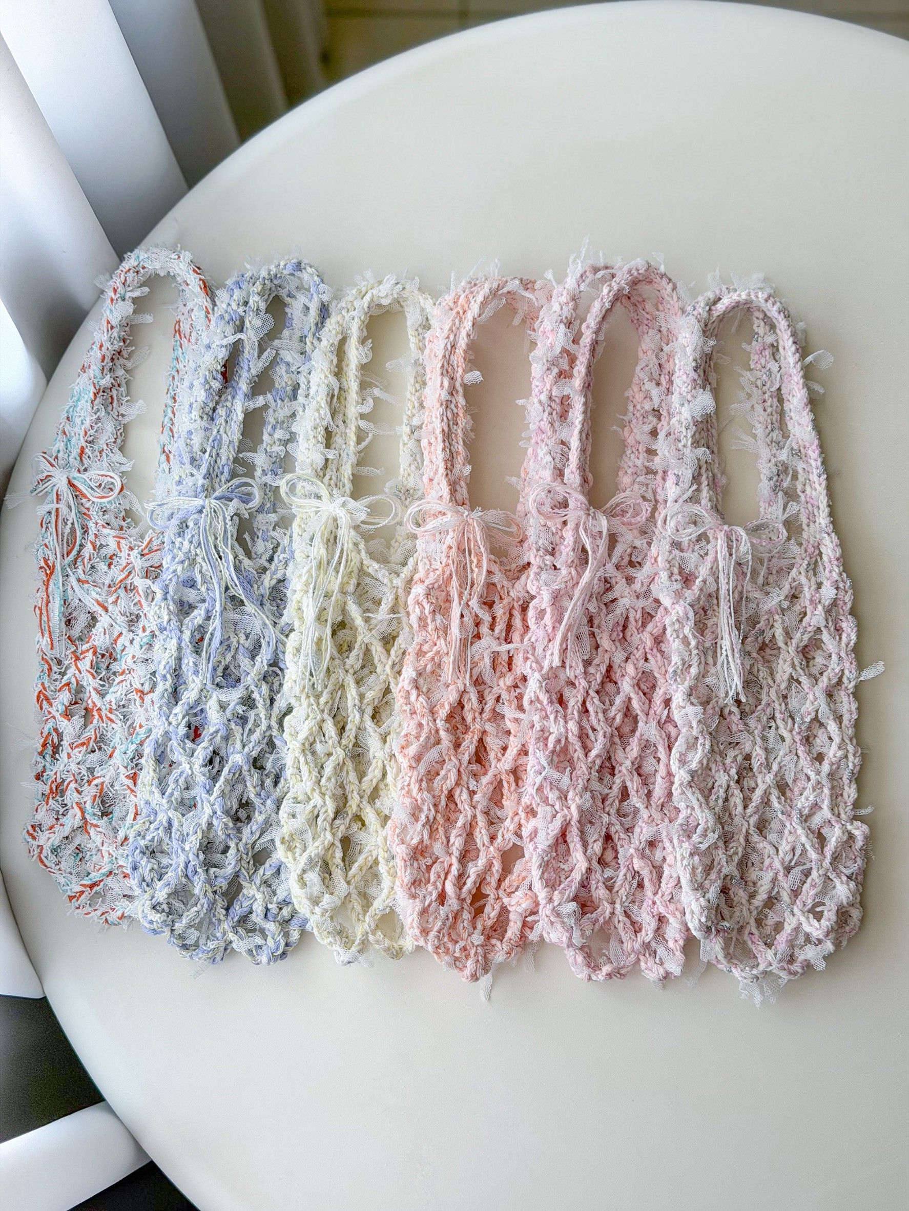 嘉年華 飲料提袋 手工編織 編織飲料提袋 環保提袋 飲料杯套 毛線提袋 冰霸杯提袋