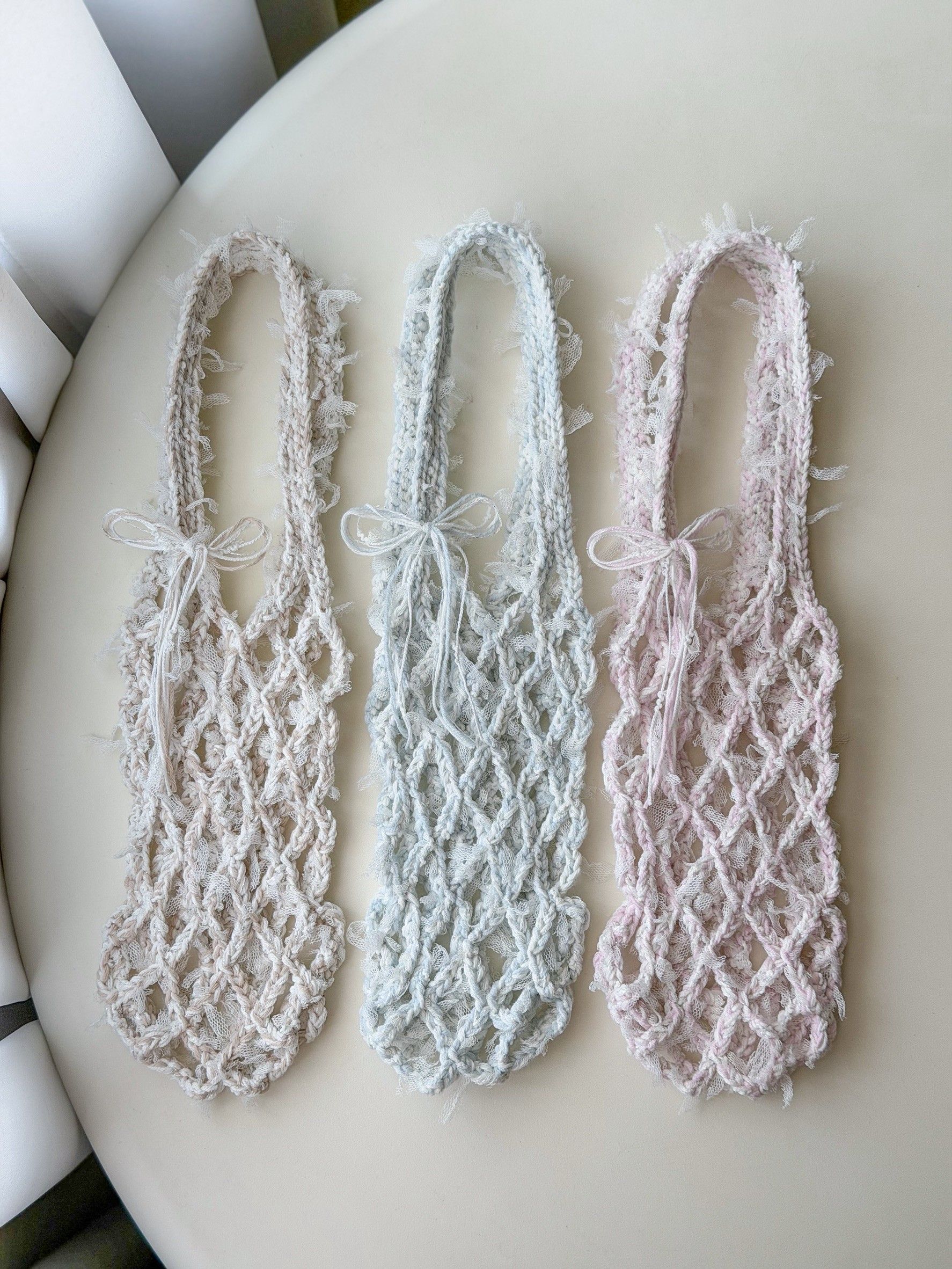 嘉年華 飲料提袋 手工編織 編織飲料提袋 環保提袋 飲料杯套 毛線提袋 冰霸杯提袋