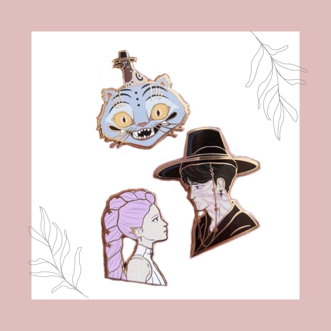 徽章 Rumi/Jinu/Zoey/Mira/Derpy Tiger 鑰匙圈 手機支架