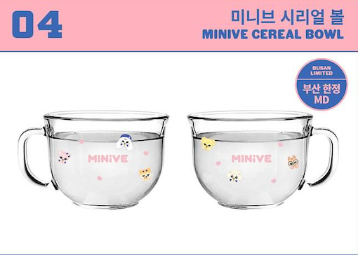 MINIVE麥片透明碗