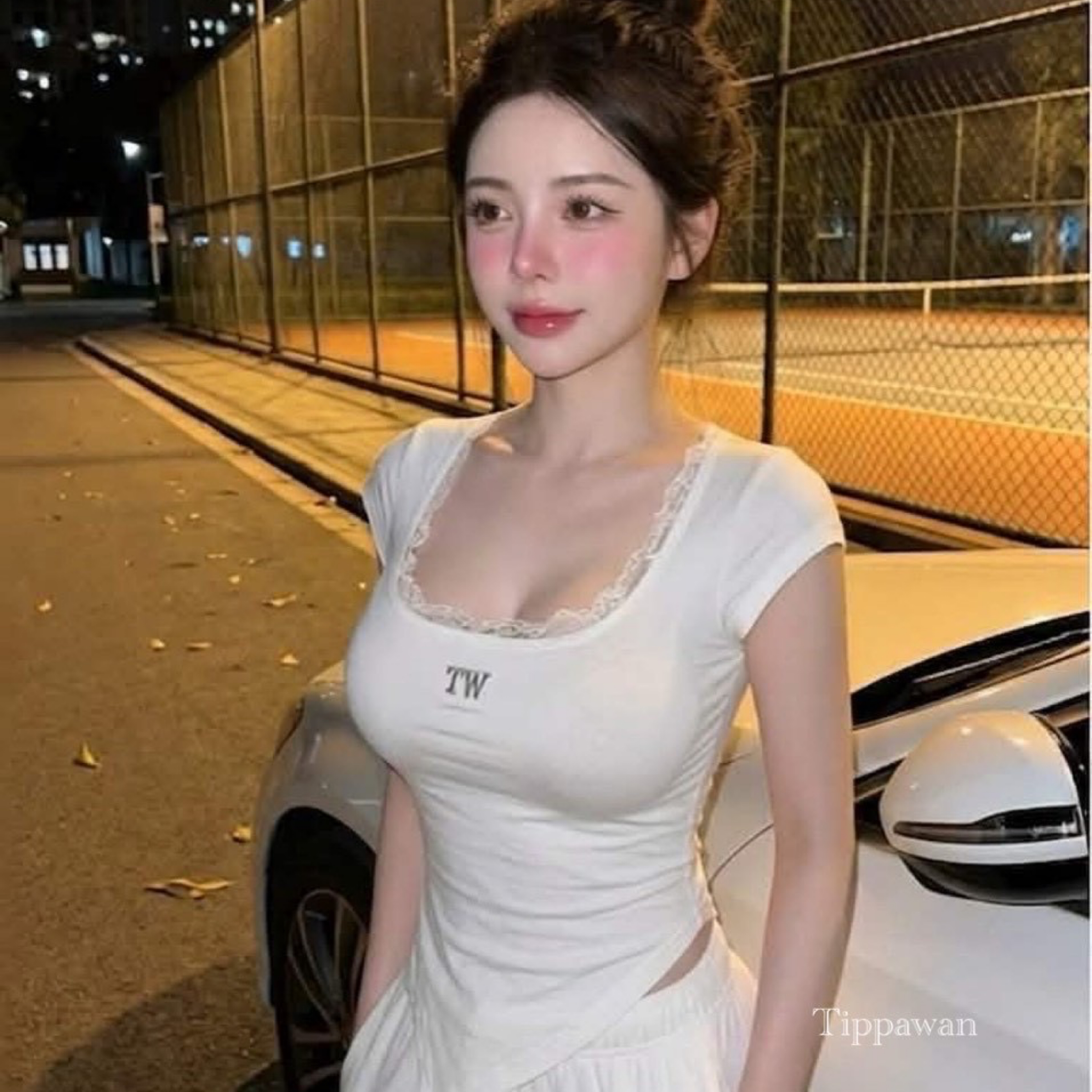 🇹🇭泰國服飾短袖不規則下擺長褲兩件套