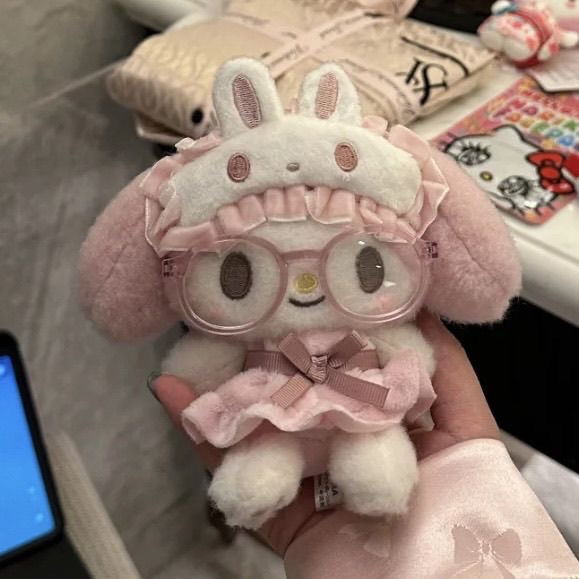 三麗鷗HelloKitty美樂蒂睡衣派對.庫洛米睡衣派對系列 掛件玩偶