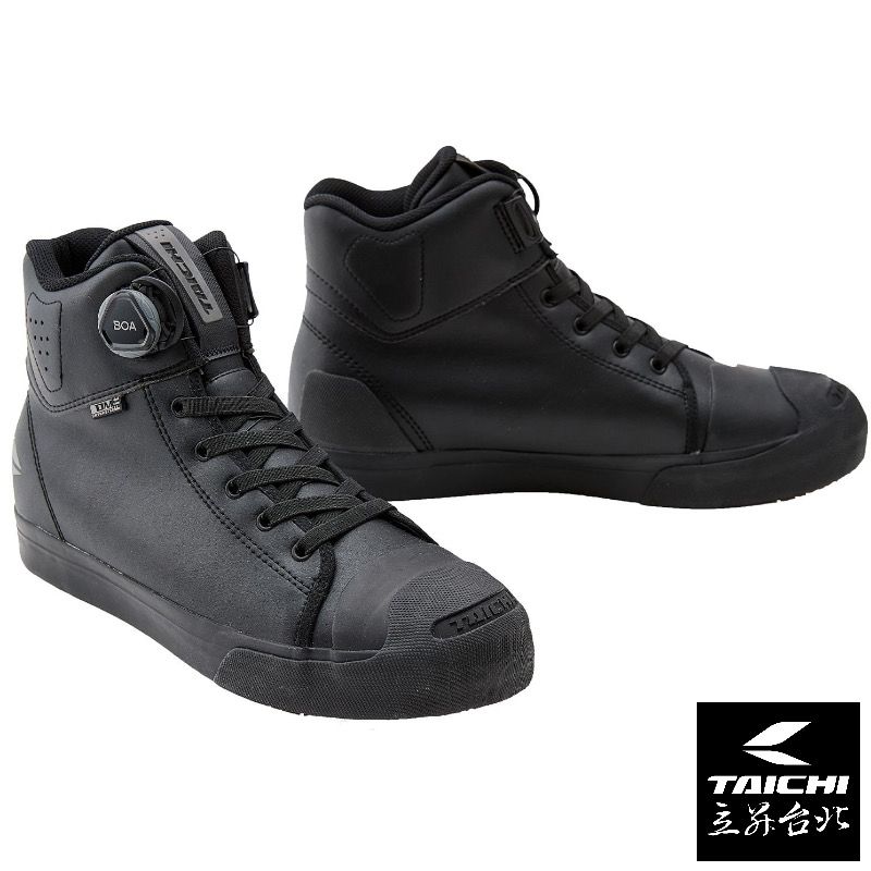 RS TAICHI 內層防水高透氣車靴 RSS011 BOA免綁鞋帶 皮革黑【現貨＋預購｜立昇台北】