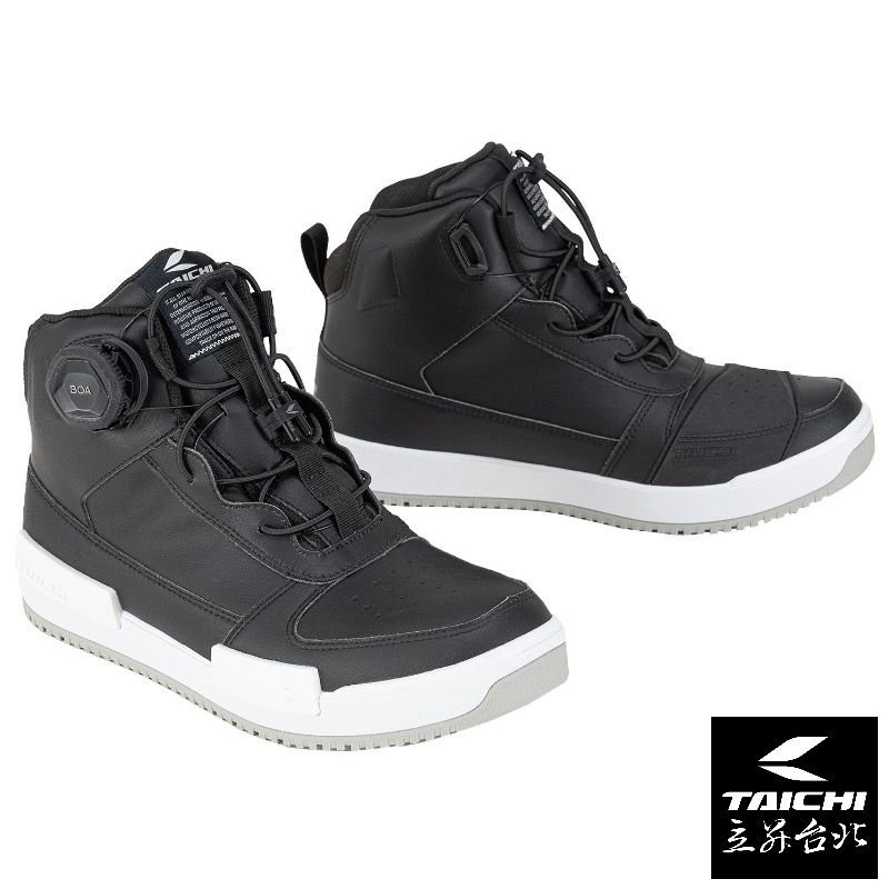 RS TAICHI 內層防水高透氣車靴 RSS014 014 BOA免綁鞋帶 黑白【現貨＋預購｜立昇台北】