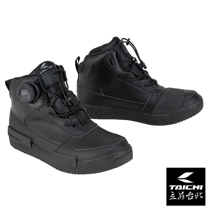 RS TAICHI 內層防水高透氣車靴 RSS014 014 BOA免綁鞋帶 黑【現貨＋預購｜立昇台北】