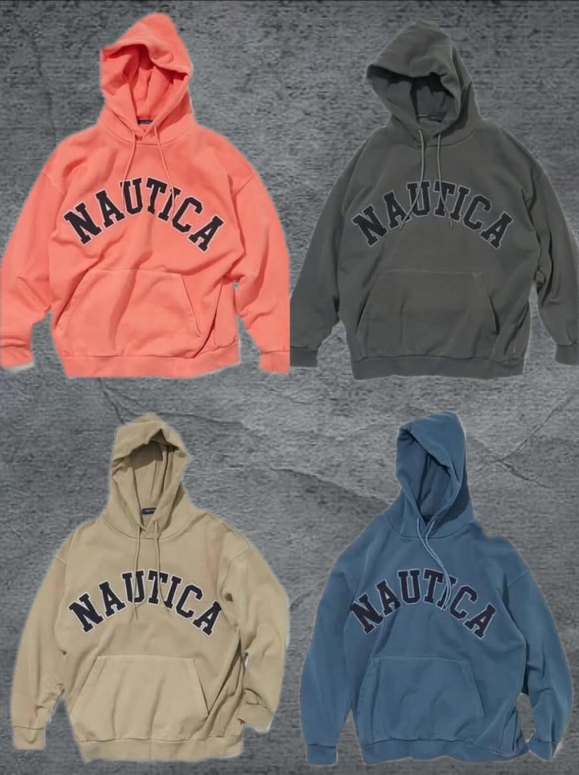 現貨 Nautica 各式水洗 帽T 帽踢 帽tee