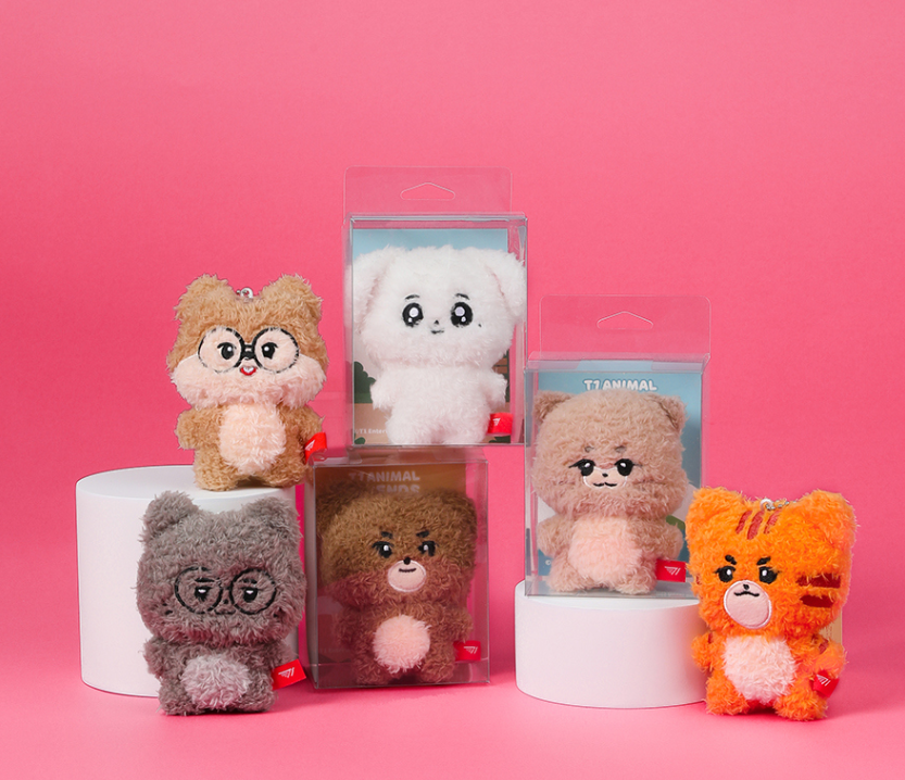 T1 Animal Friends Plushie Keychain