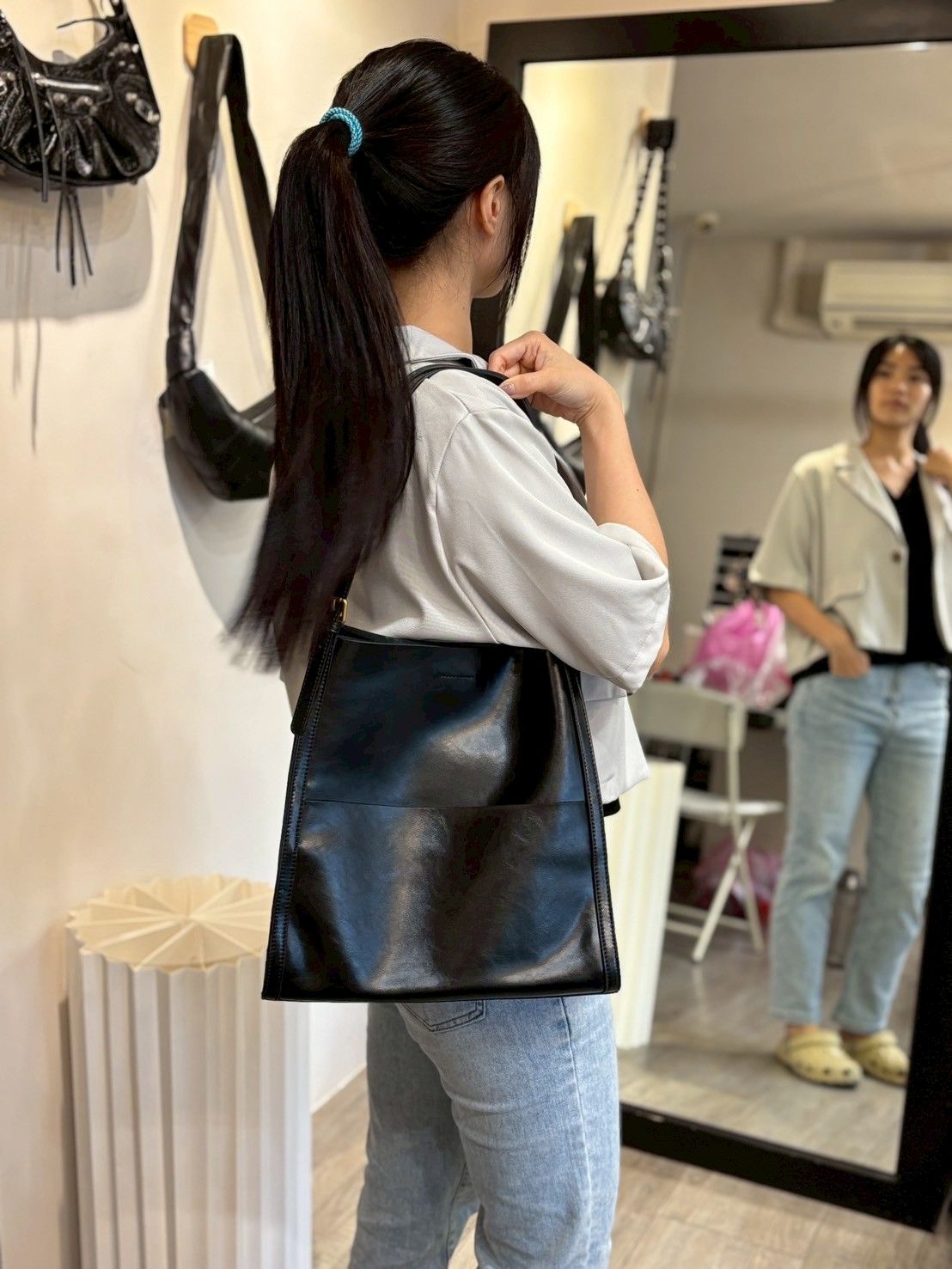 牛皮通勤包