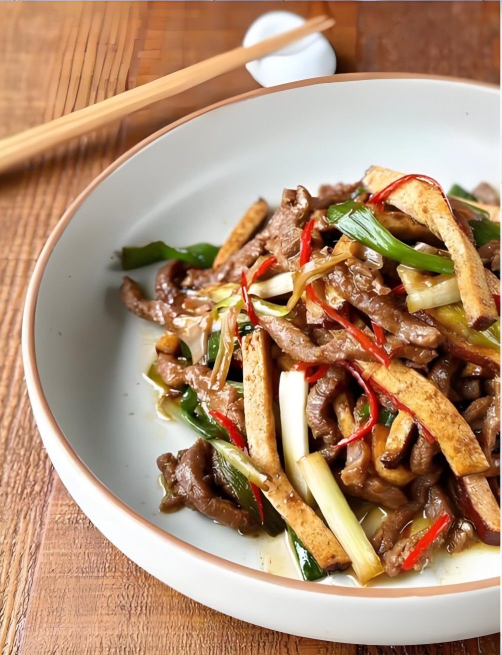香干牛肉絲