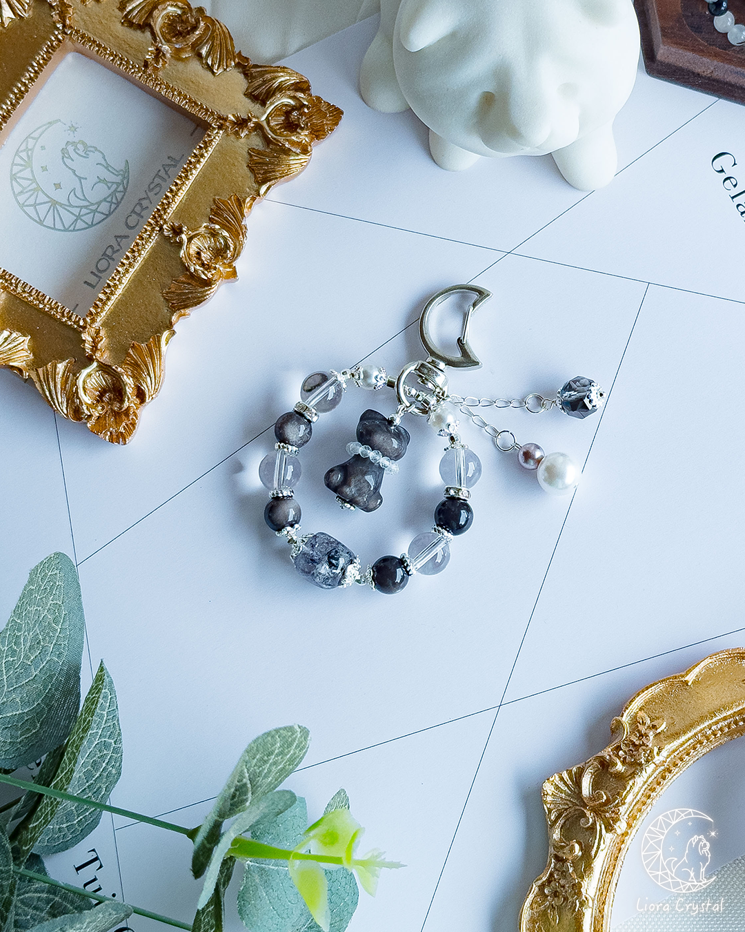 ❤︎ 獨家設計吊飾｜白.藍.紫 ❤︎