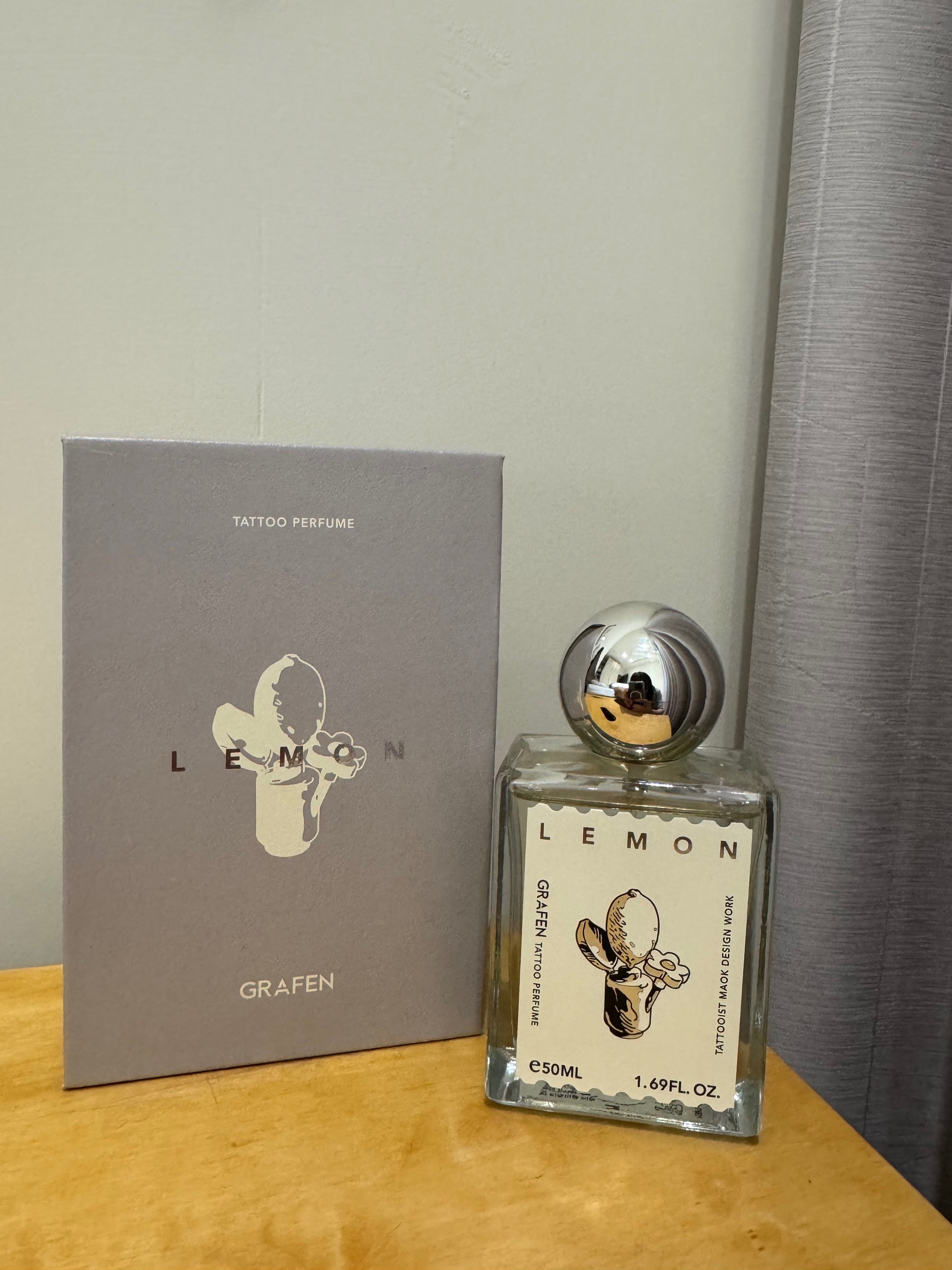 韓國 GRAFEN Tattoo Perfume 紋身香水 Lemon 檸檬麝香 50ml
