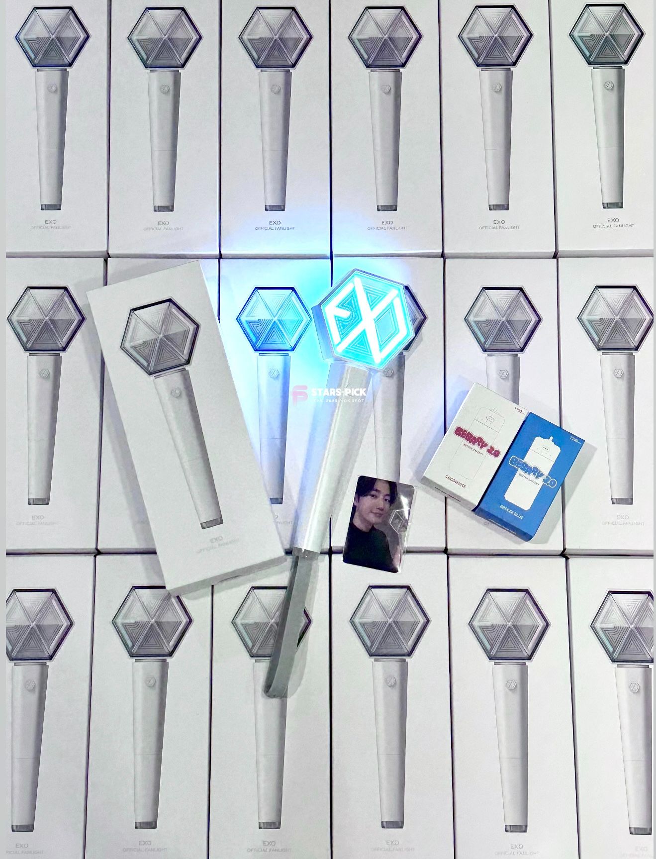 [現貨包手] EXO LIGHT STICK VER.3 官方應援棒（含特典卡1張）