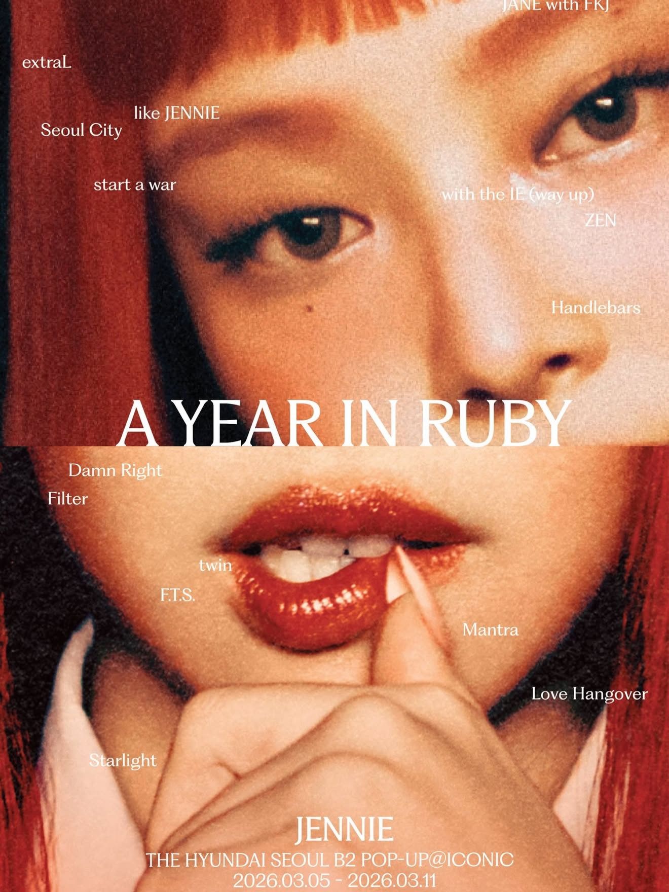 [現貨包手] 🇰🇷JENNIE Ruby ”A YEAR IN RUBY” 一週年首爾線下快閃店