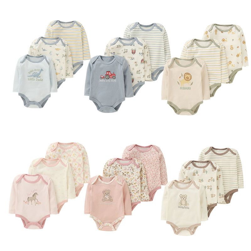 新生兒長袖包屁衣