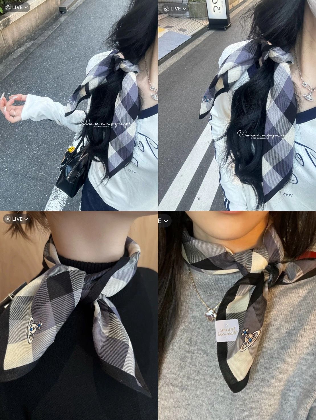兩條以上免運 VIVIENNE WESTWOOD 日本製純棉 土星塗鴉 手帕 方巾 絲巾