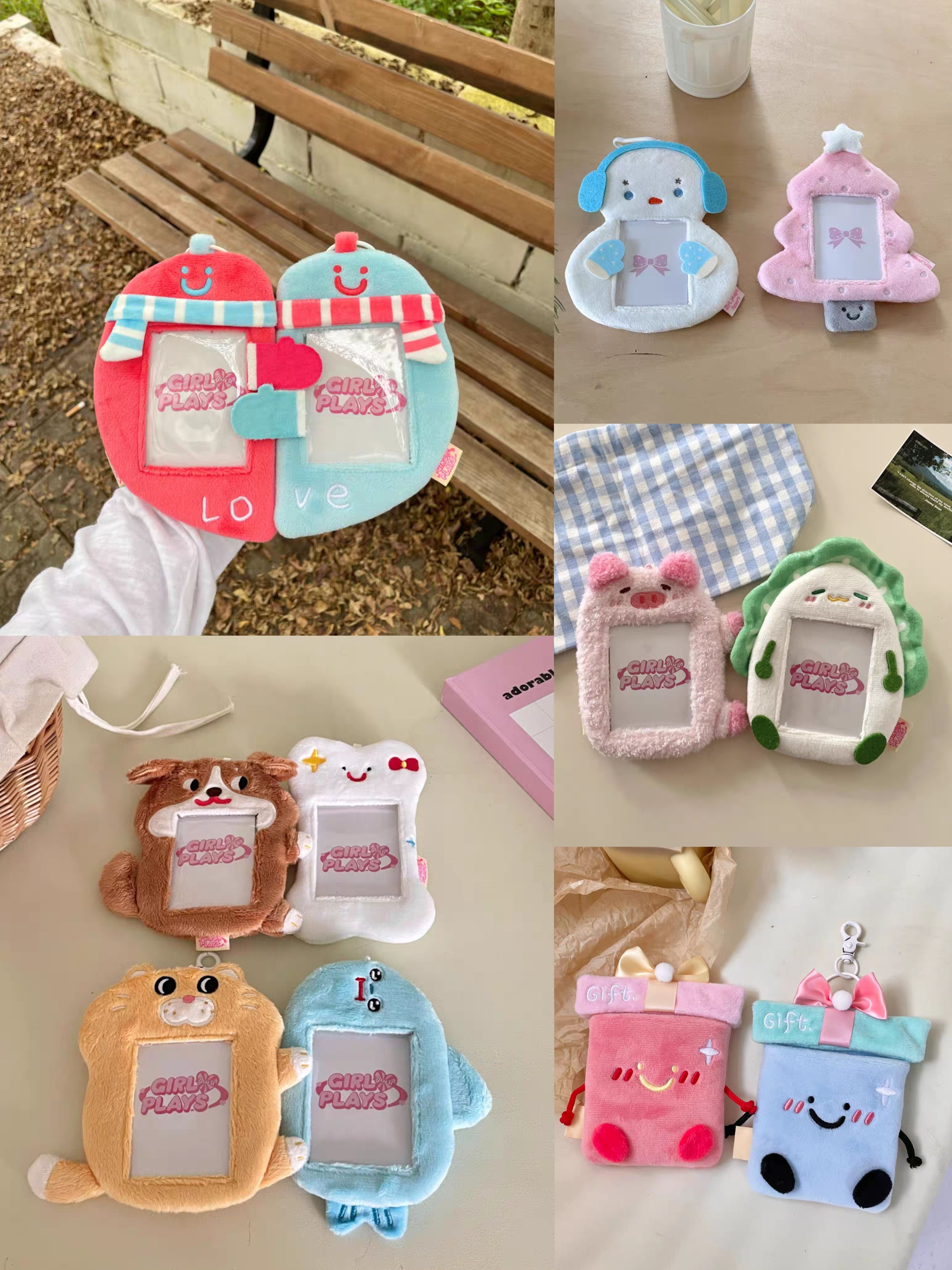 cp組合毛絨卡套