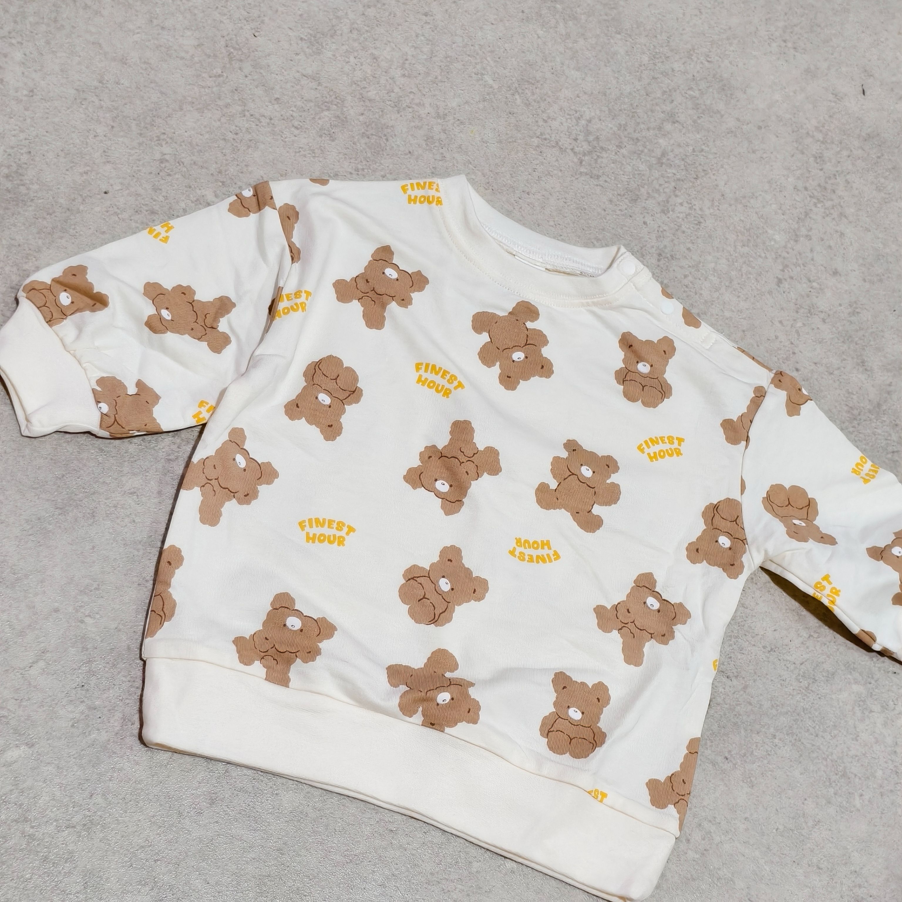 🅟🅤🅕🅕🅢 現貨  Ⅰ 小木馬熊熊毛圈上衣 Ⅰ