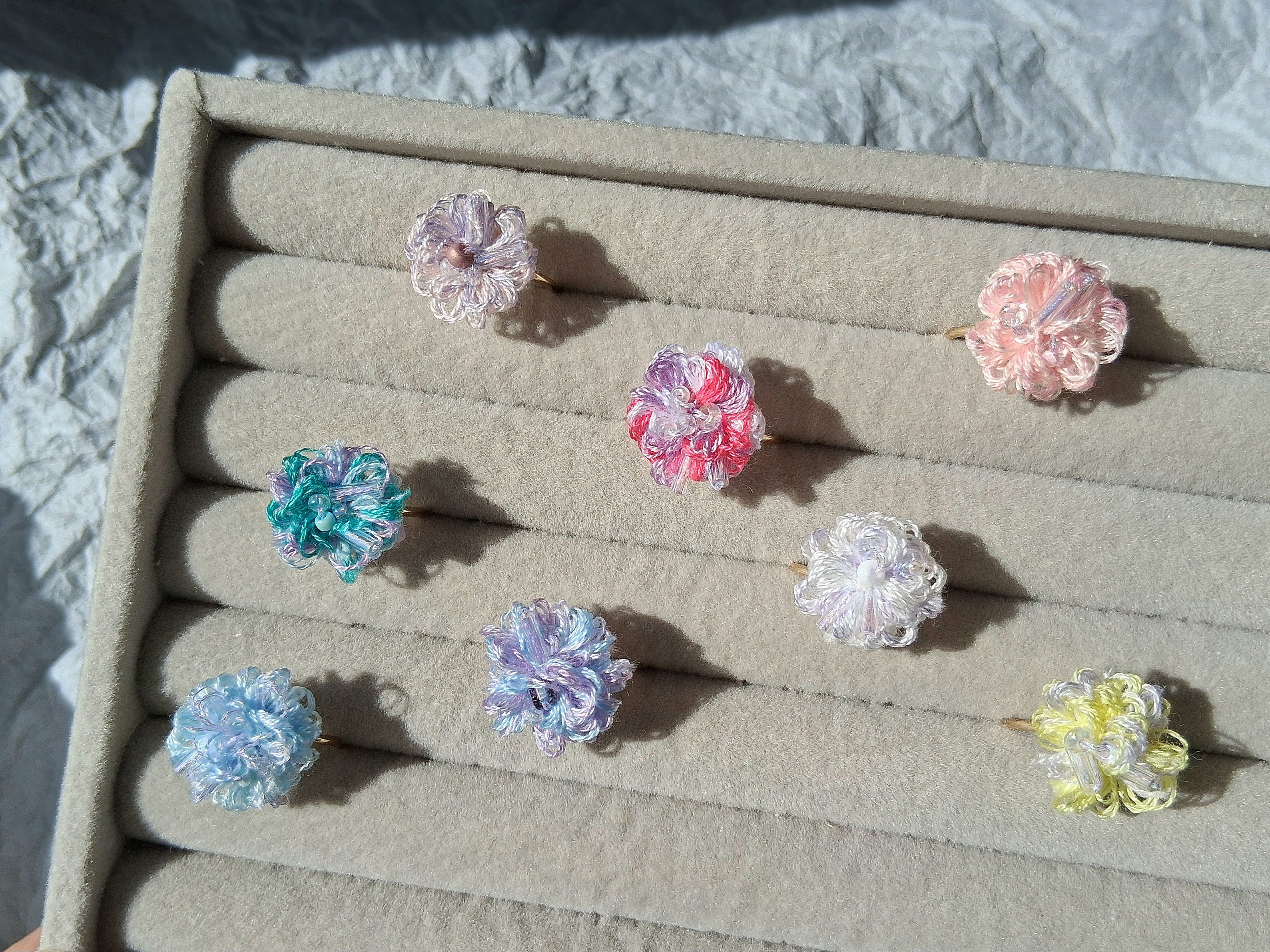 繡球花系列 戒指 下單後製作