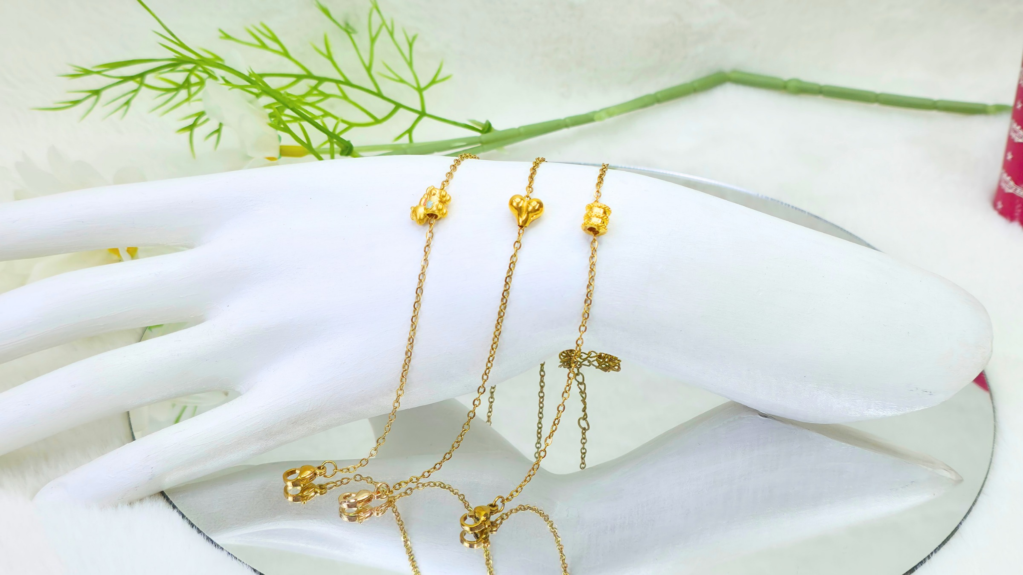 黃金手鍊 （鍊身是k金手鍊）