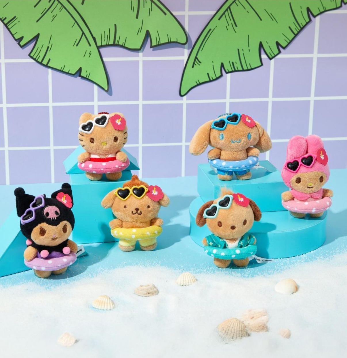 Olive Young🫒x三麗鷗曬黑系列吊飾