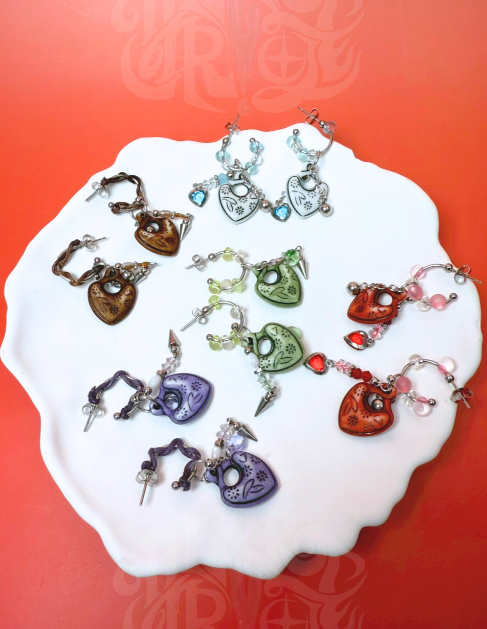 Heart ❣ Circle心形圈♡流域星光_耳環♥ 新色回歸