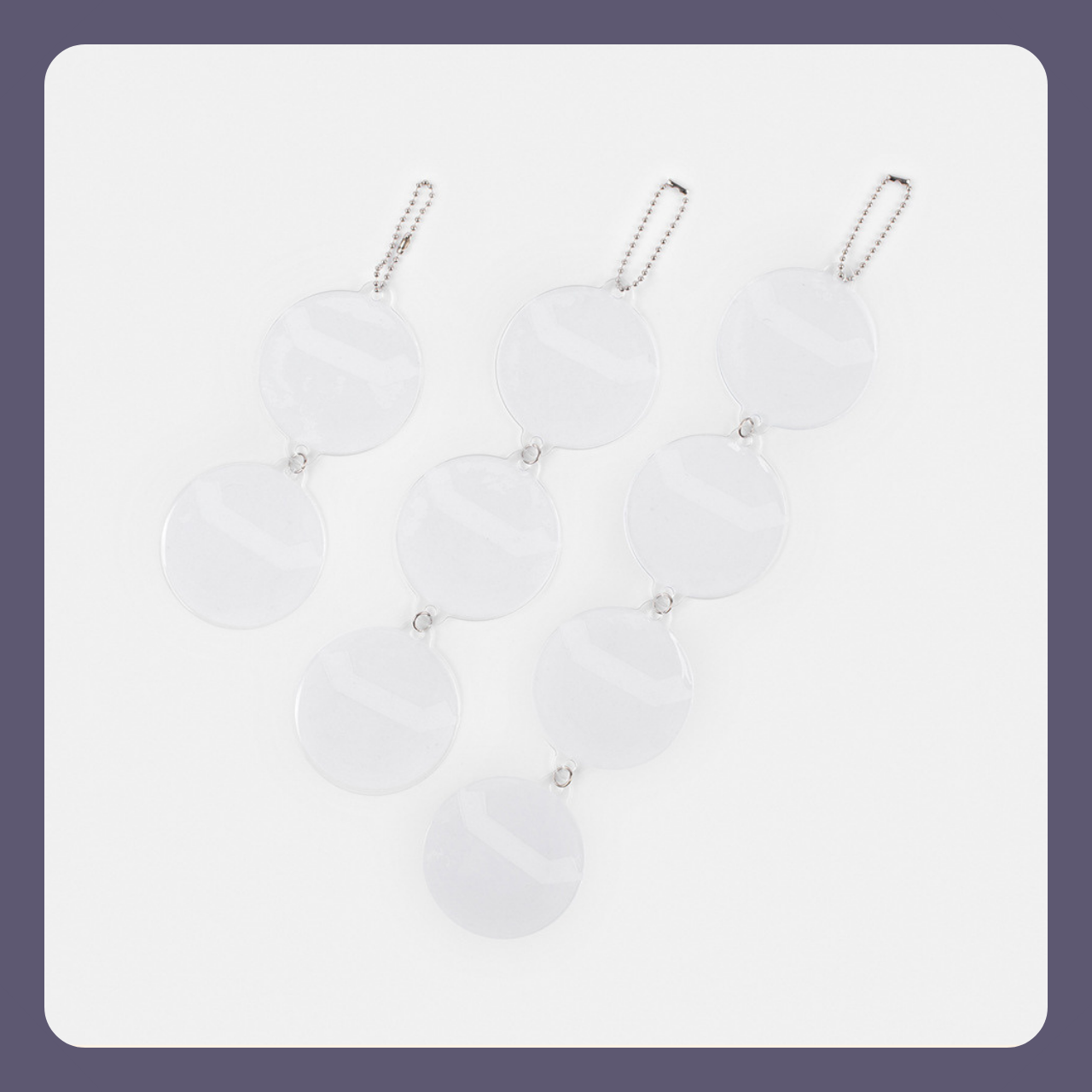 珠鍊串串保護套（2-4串款）（適用58mm徽章）