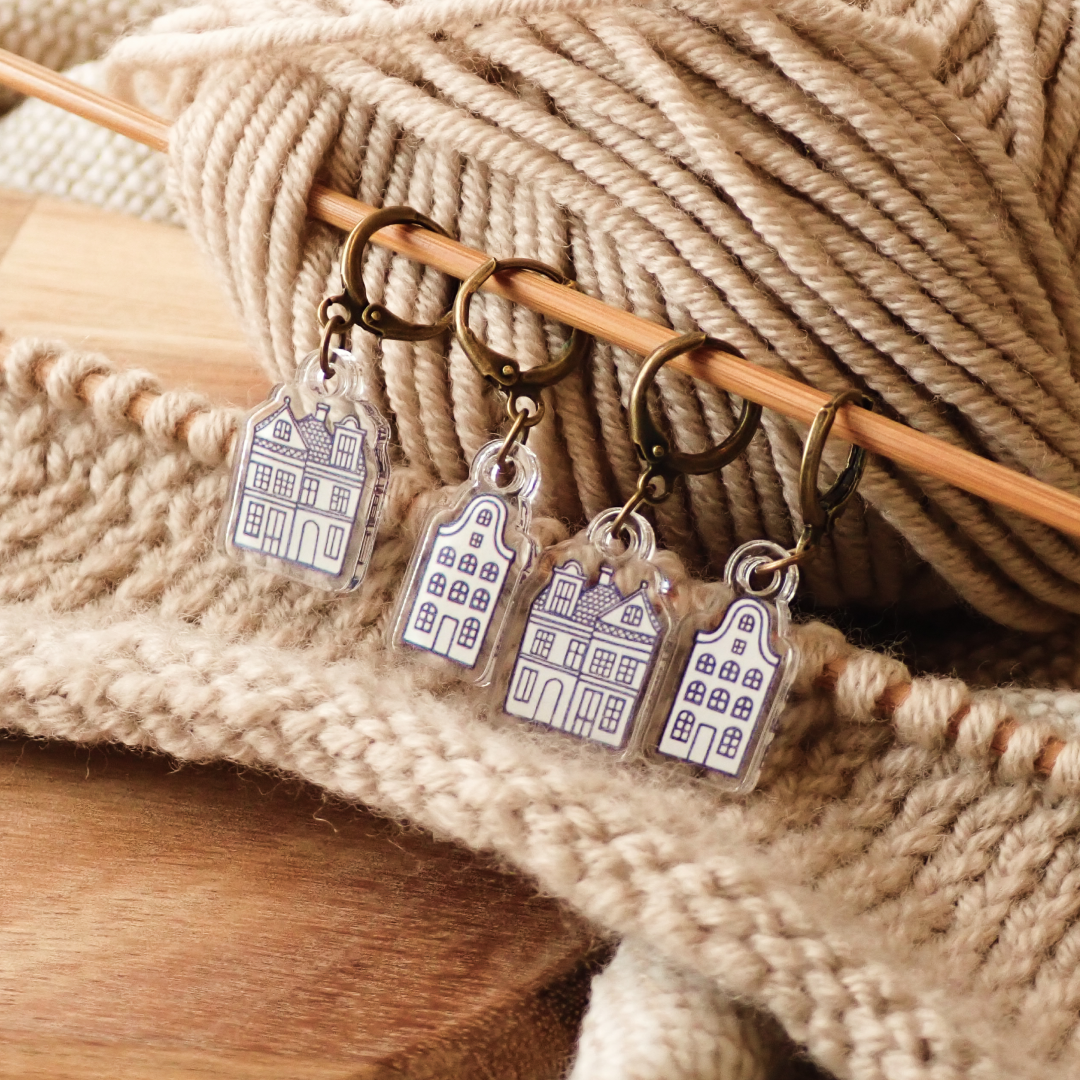 ❰ the Basil ❱ 記號扣 - 在阿姆斯特丹街頭漫步 （一組4入）