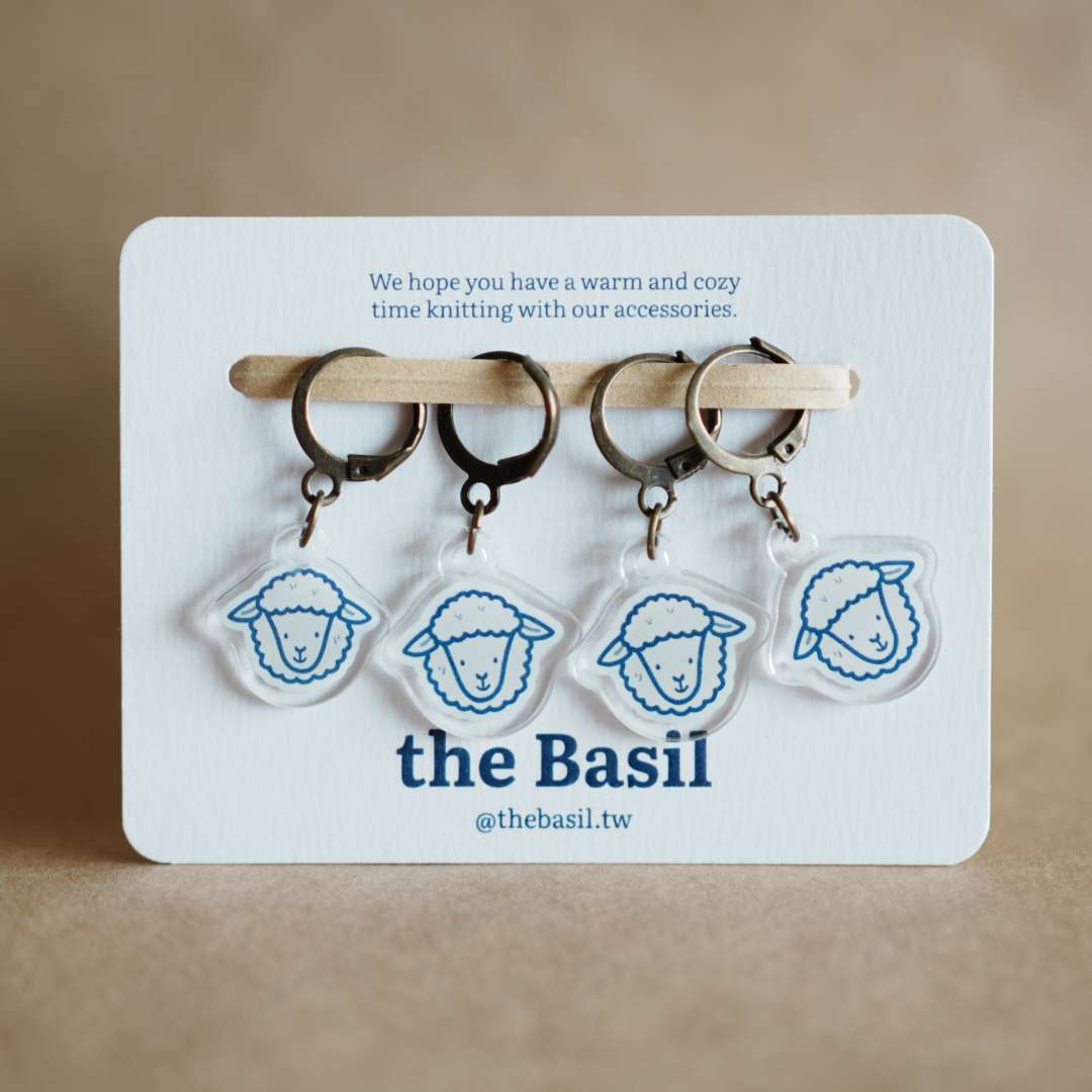 ❰ the Basil ❱ 記號扣 - 羊咩咩羊咩咩 （一組4入）