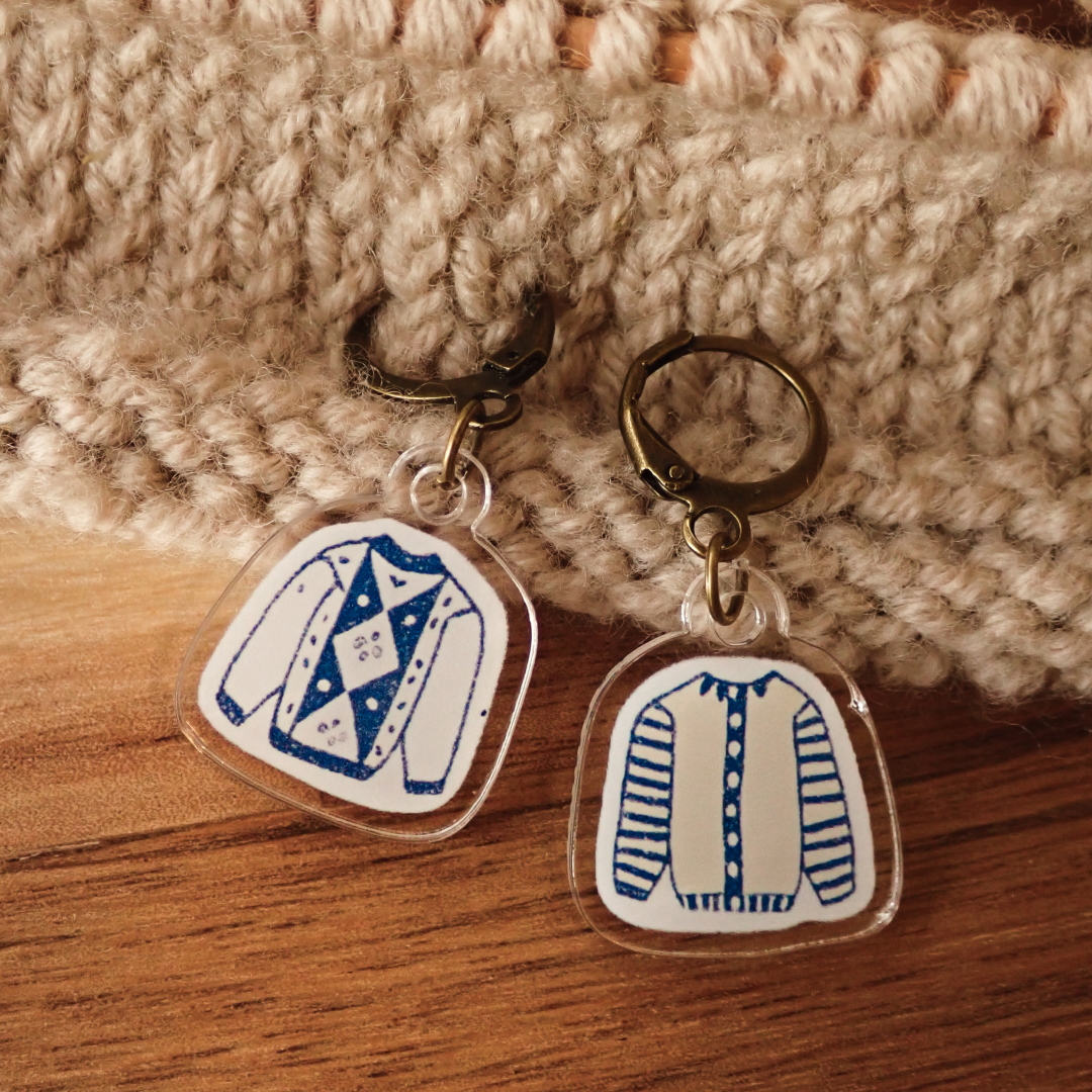 ❰ the Basil ❱ 記號扣 - 麻花毛衣最漂亮 （一組4入）