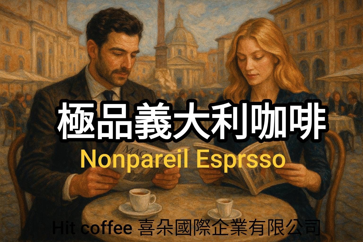 喜朵HitCoffee  極品義大利咖啡 義大利中部配方~芳香醇厚~中至中深烘焙，留香於齒頰間~