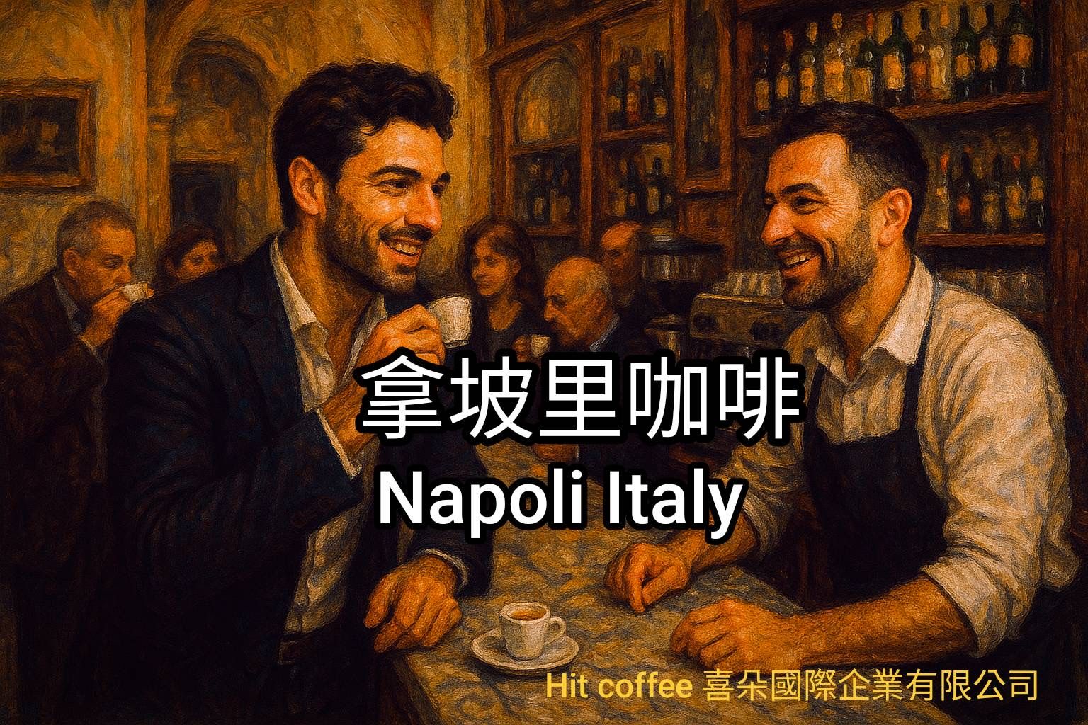 義大利配方咖啡豆~拿坡里重焙咖啡～法式深烘焙~濃郁香醇～齒頰留香~Hit Coffee喜朵咖啡有口皆碑~