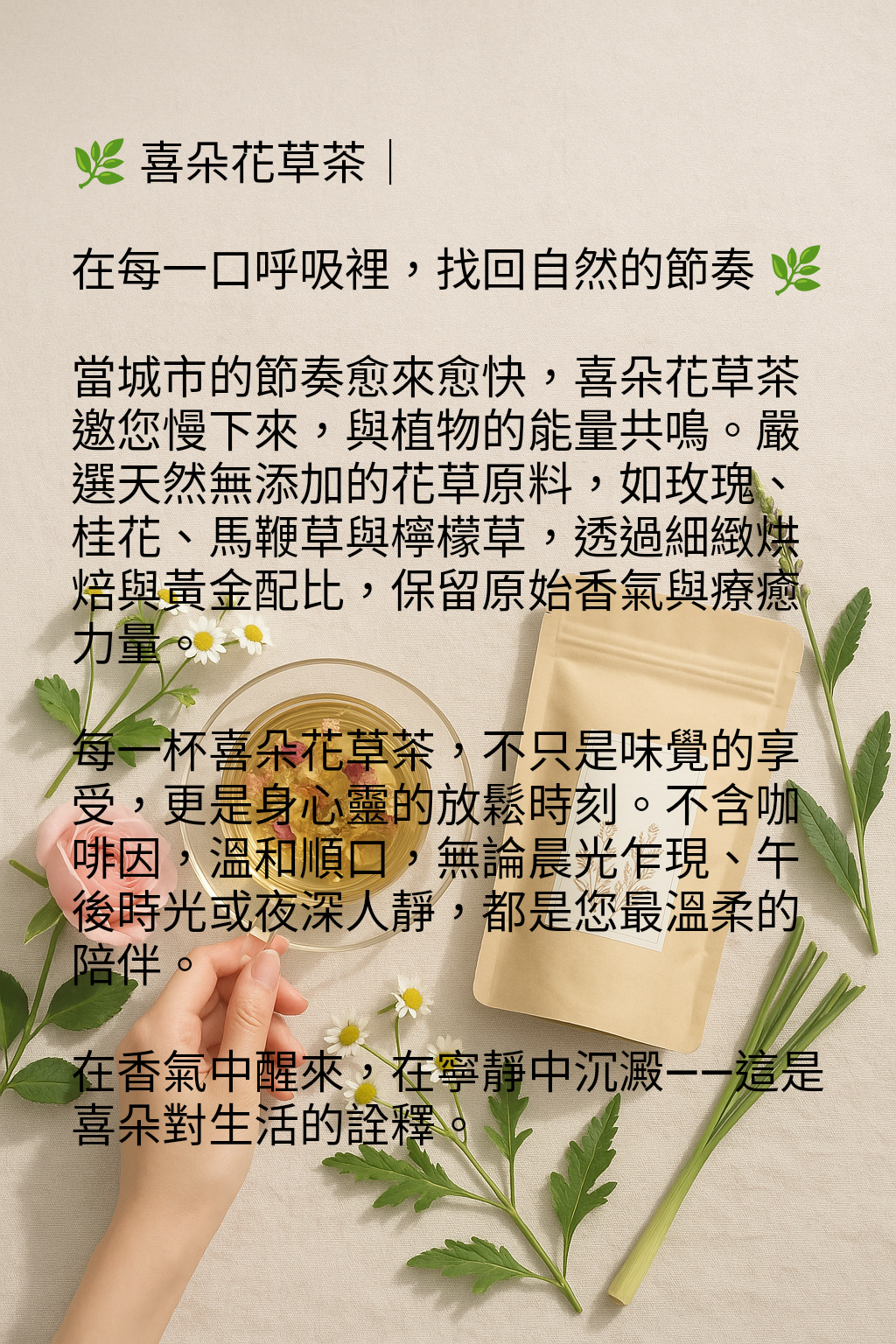 喜朵複方天然花草茶系列~五行開運茶~氣味芳香、心情愉悅、大開行運~好香、好喝、無糖沒熱量~健康養身茶~