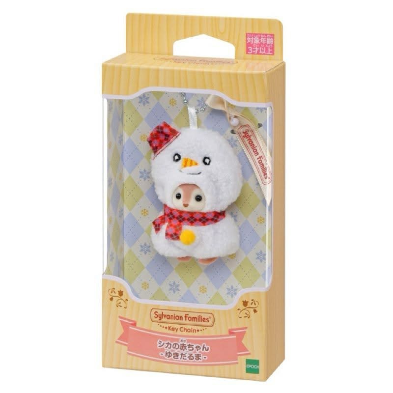 雪人小鹿吊飾
