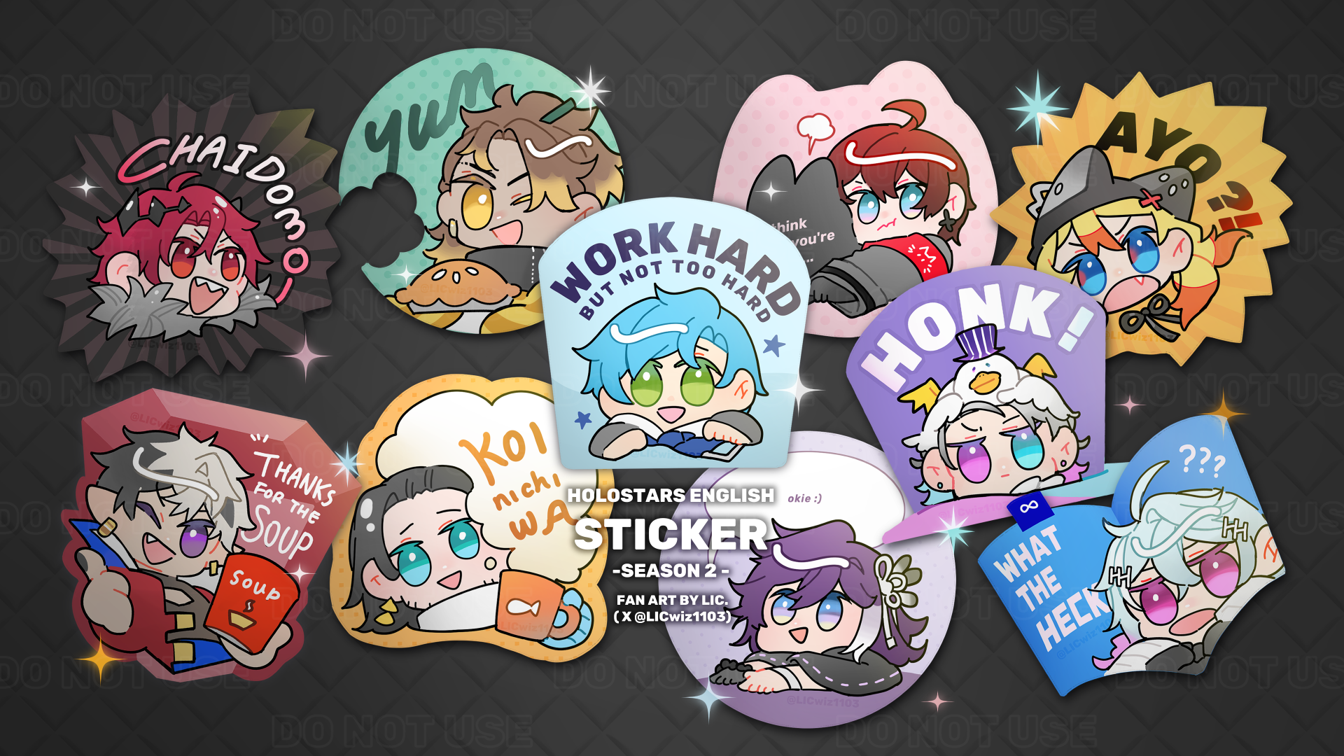 Holostars EN｜貼圖貼紙