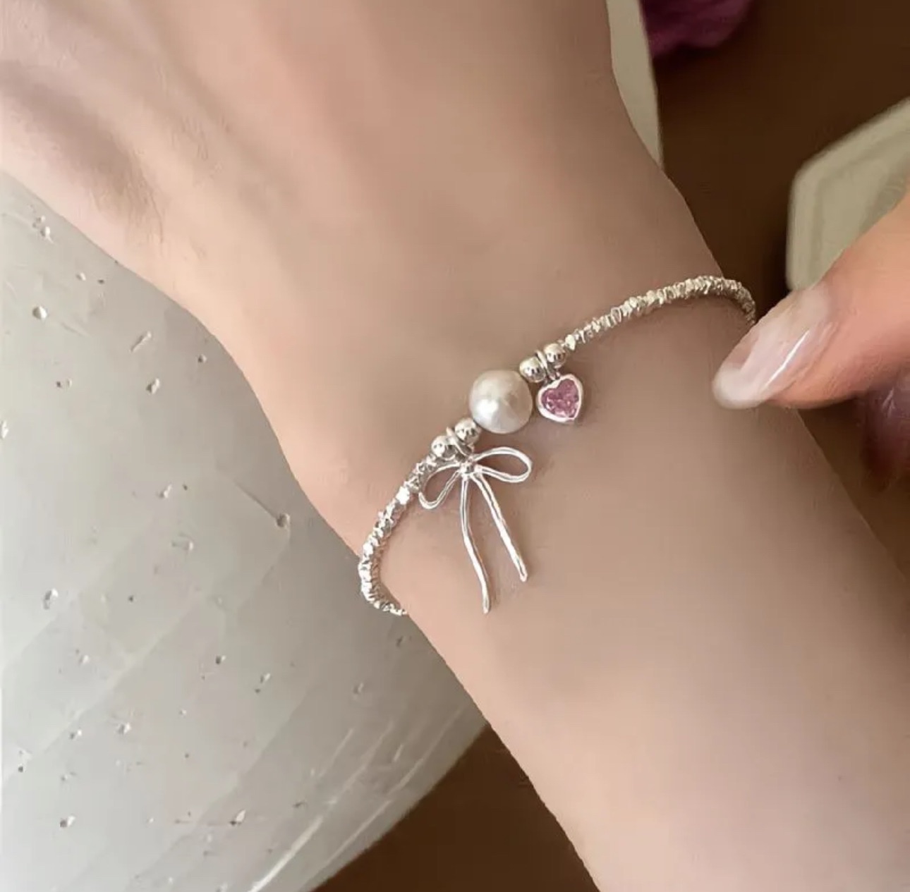 「預購」🎀蝴蝶結手鍊-s925