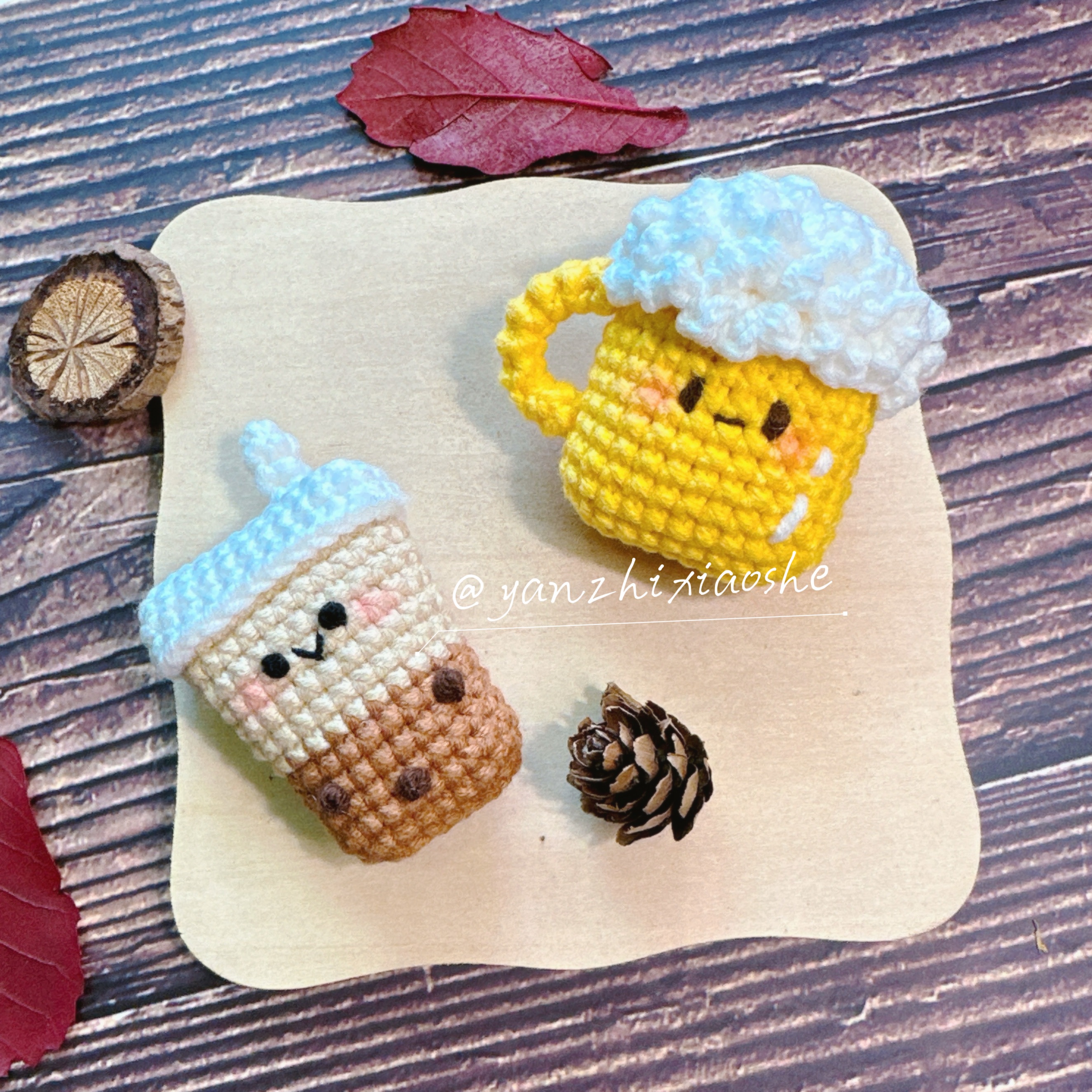 預購｜美食系列｜珍珠奶茶｜啤酒｜吊飾