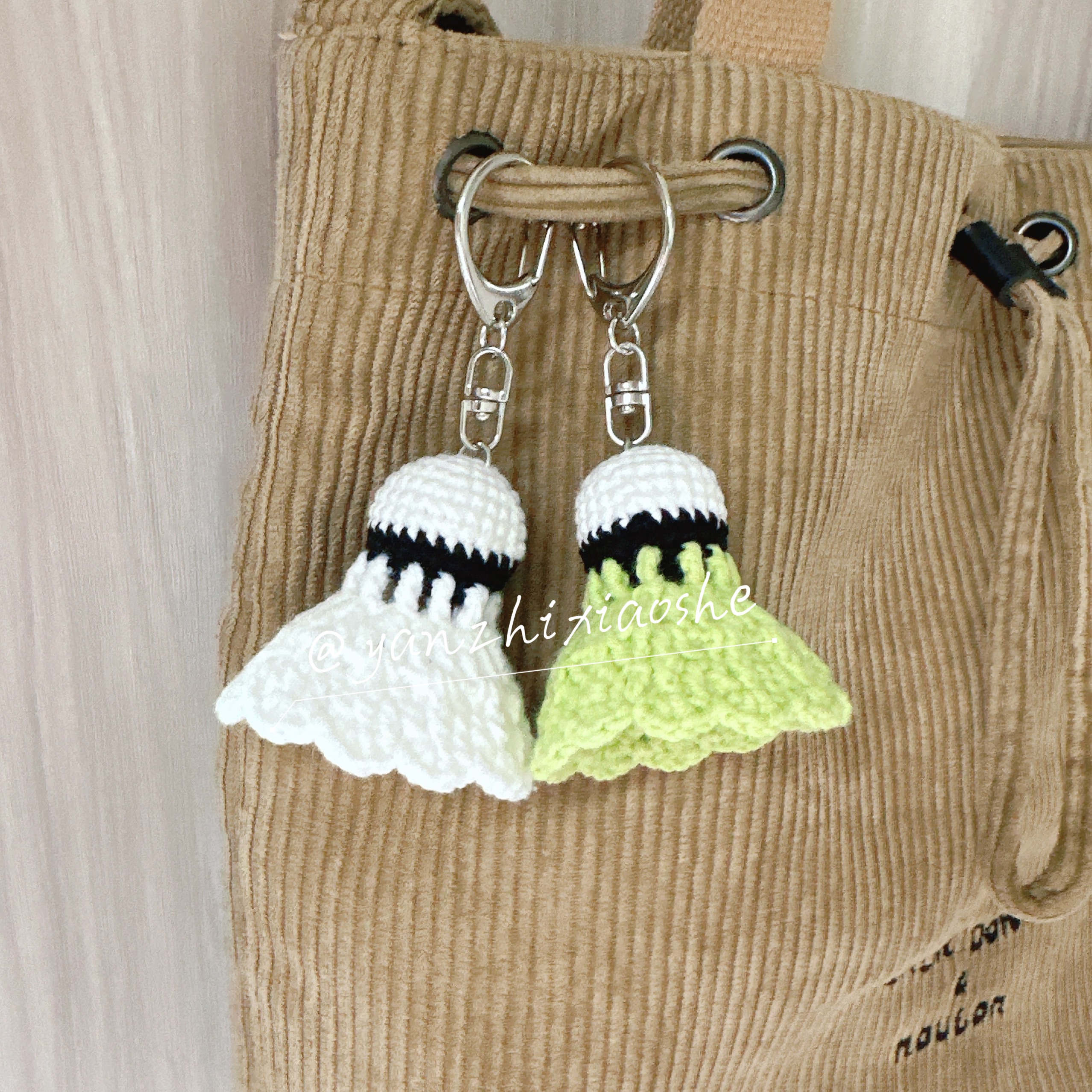 預購｜運動系列｜羽毛球吊飾