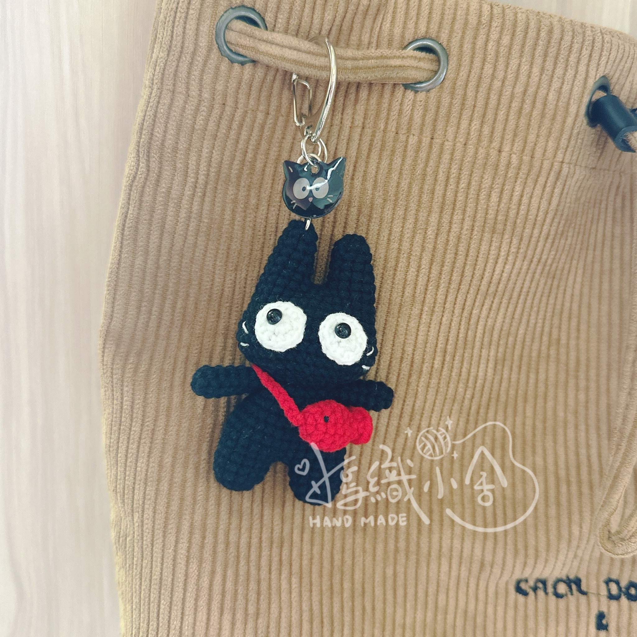 預購｜動物系列｜小黑貓｜鉤織吊飾