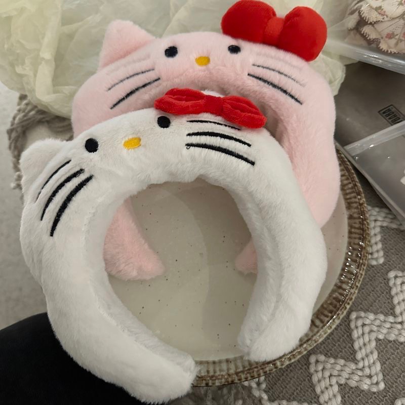 凱蒂貓粉色白色髮箍