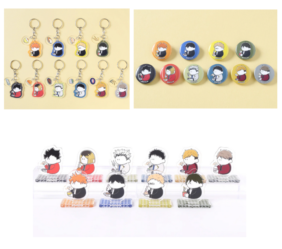 現貨 排球少年 豆豆眼吃飯系列區!