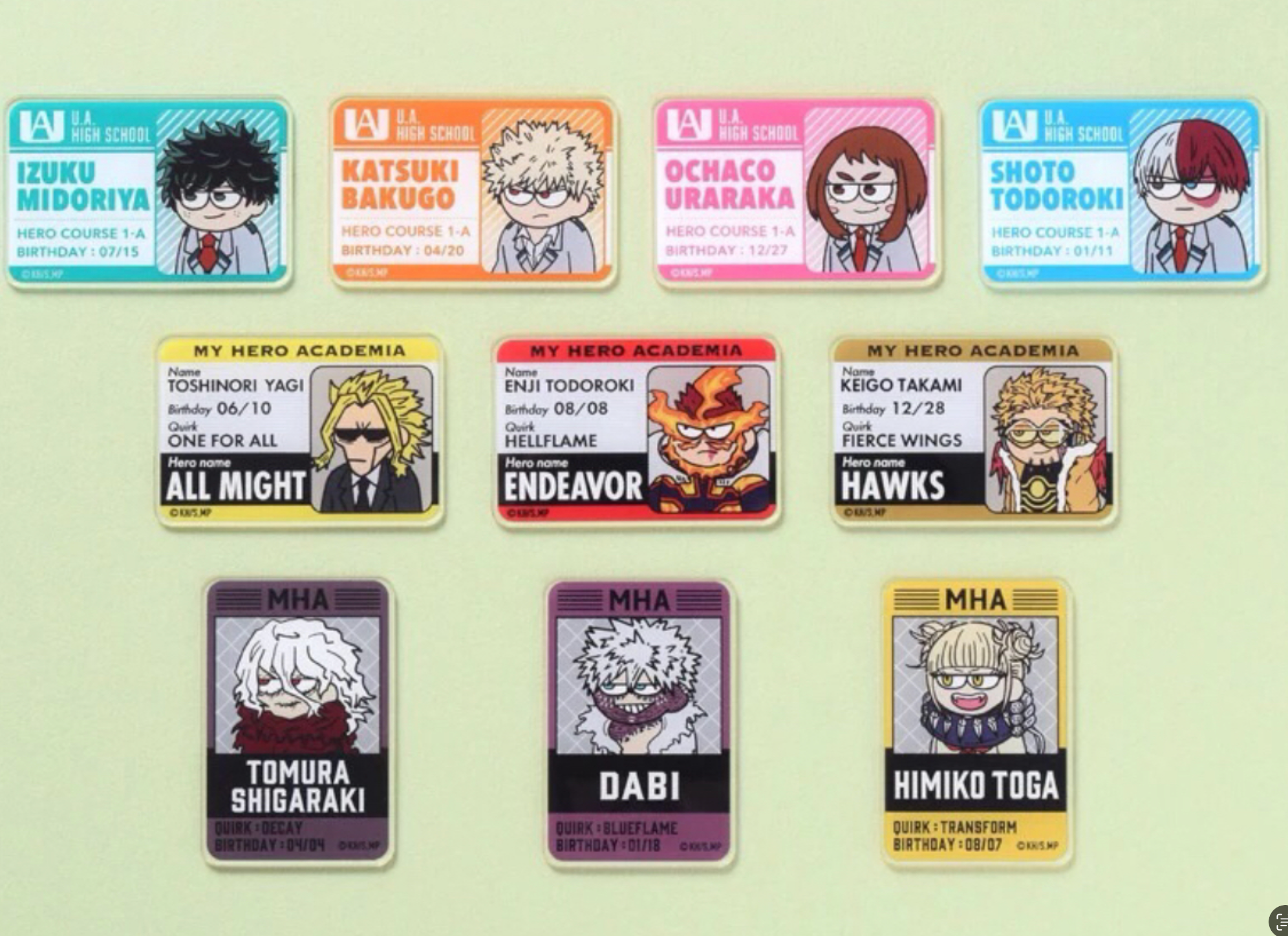 現貨 我的英雄學院 厭世系列區！