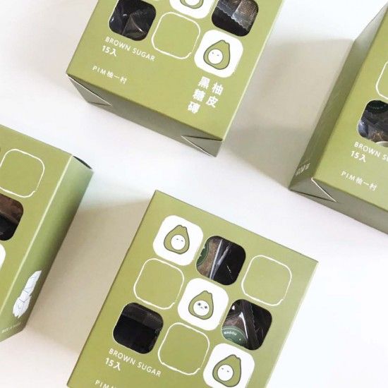 【大八免運組-8盒】柚皮黑糖磚