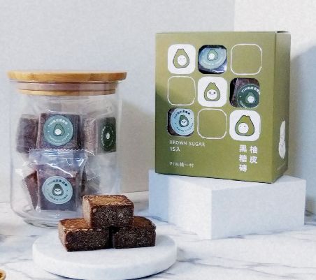 【六六大順組-6盒】柚皮黑糖磚