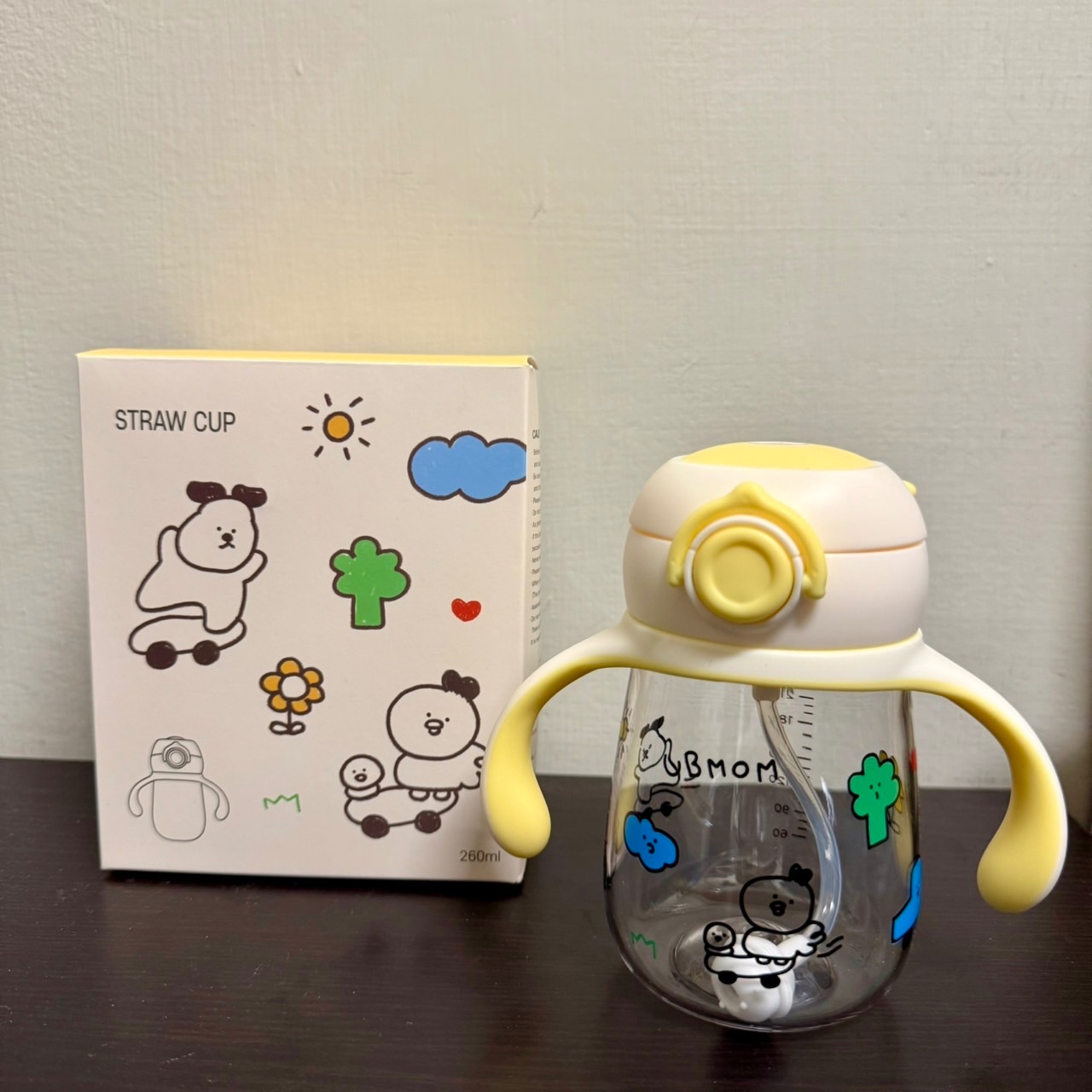 全新現貨UBMOM Tritan 日常吸管杯（黃色）– 260 毫升
